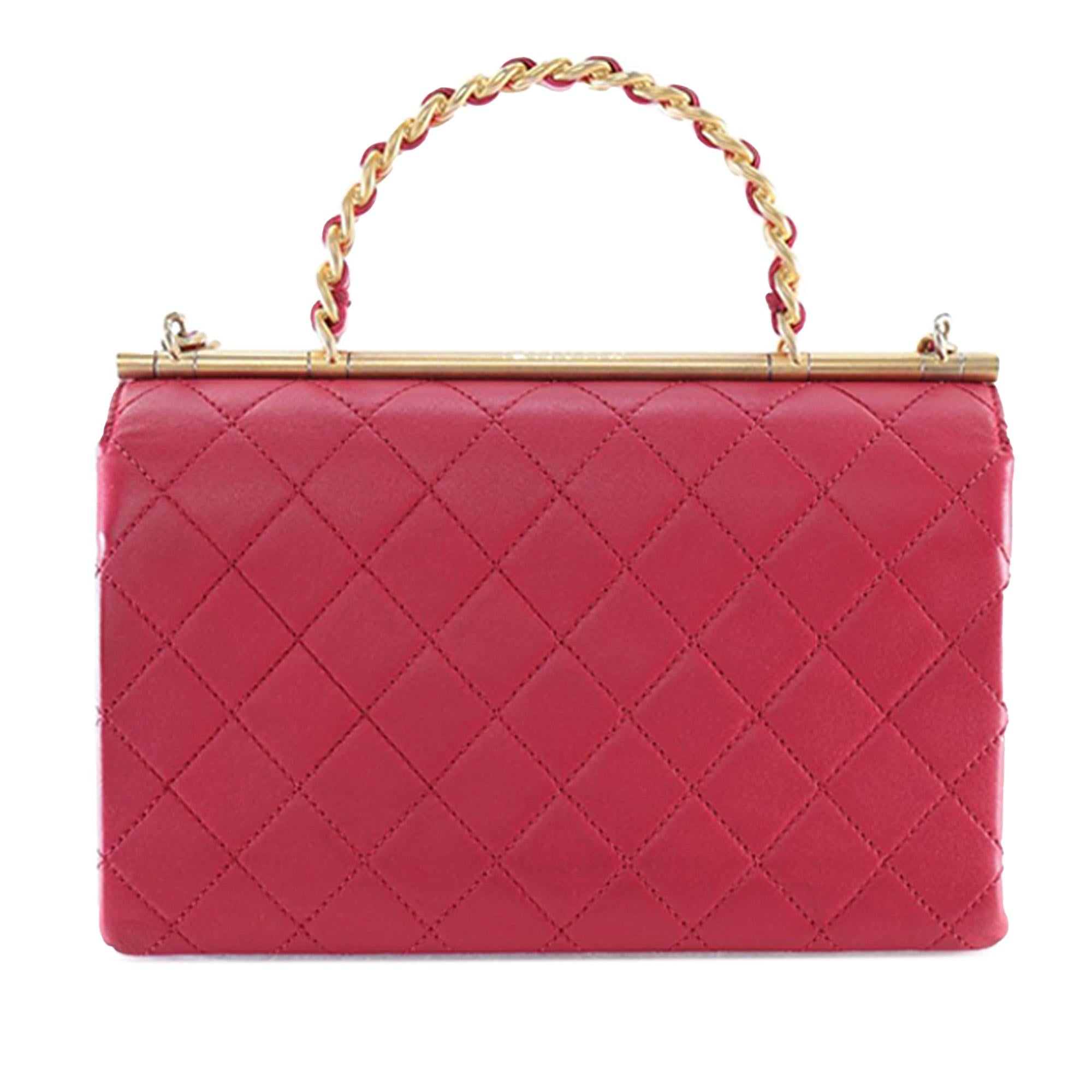 Chanel Medium Quilted Lambskin La Parisienne Flap