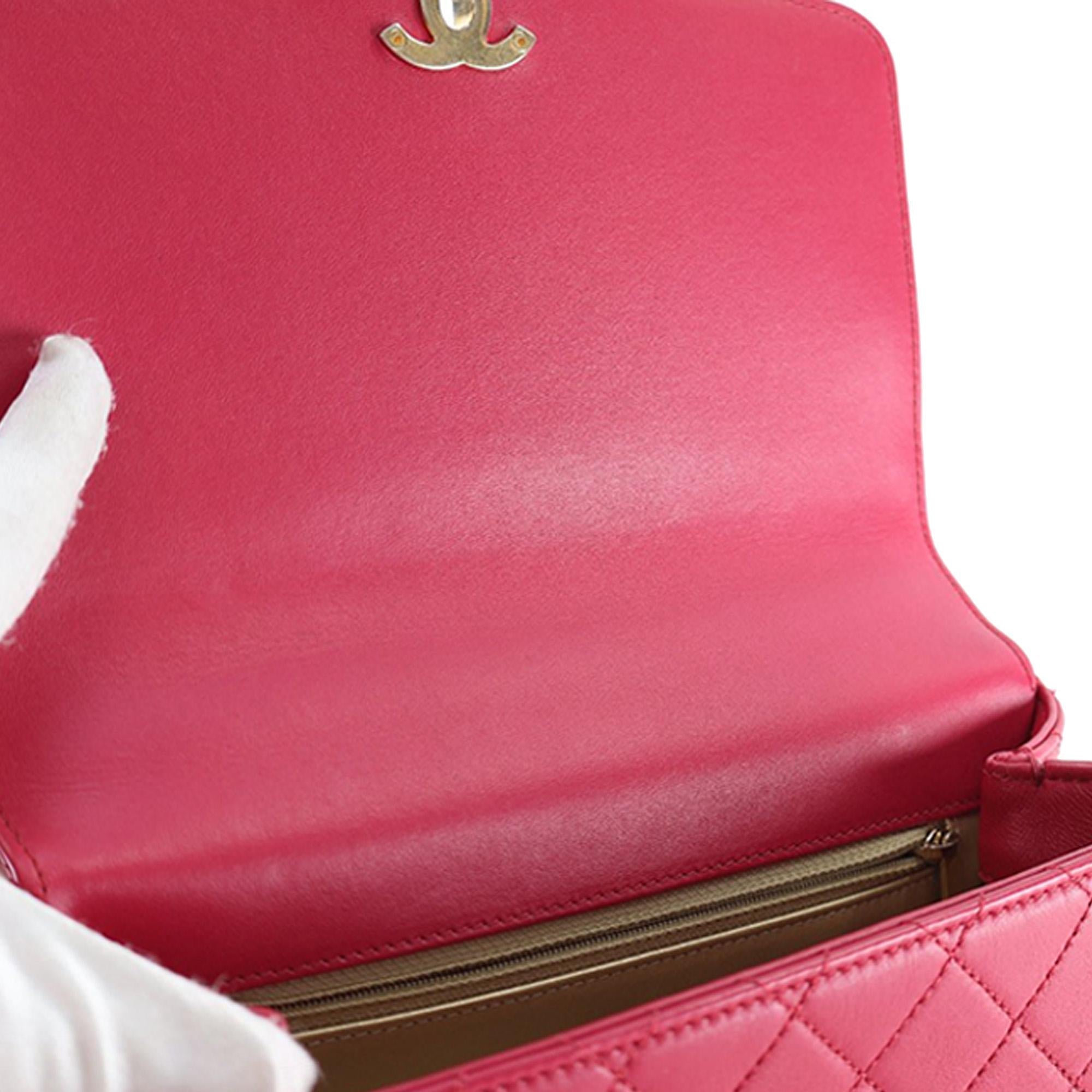 Chanel Medium Quilted Lambskin La Parisienne Flap
