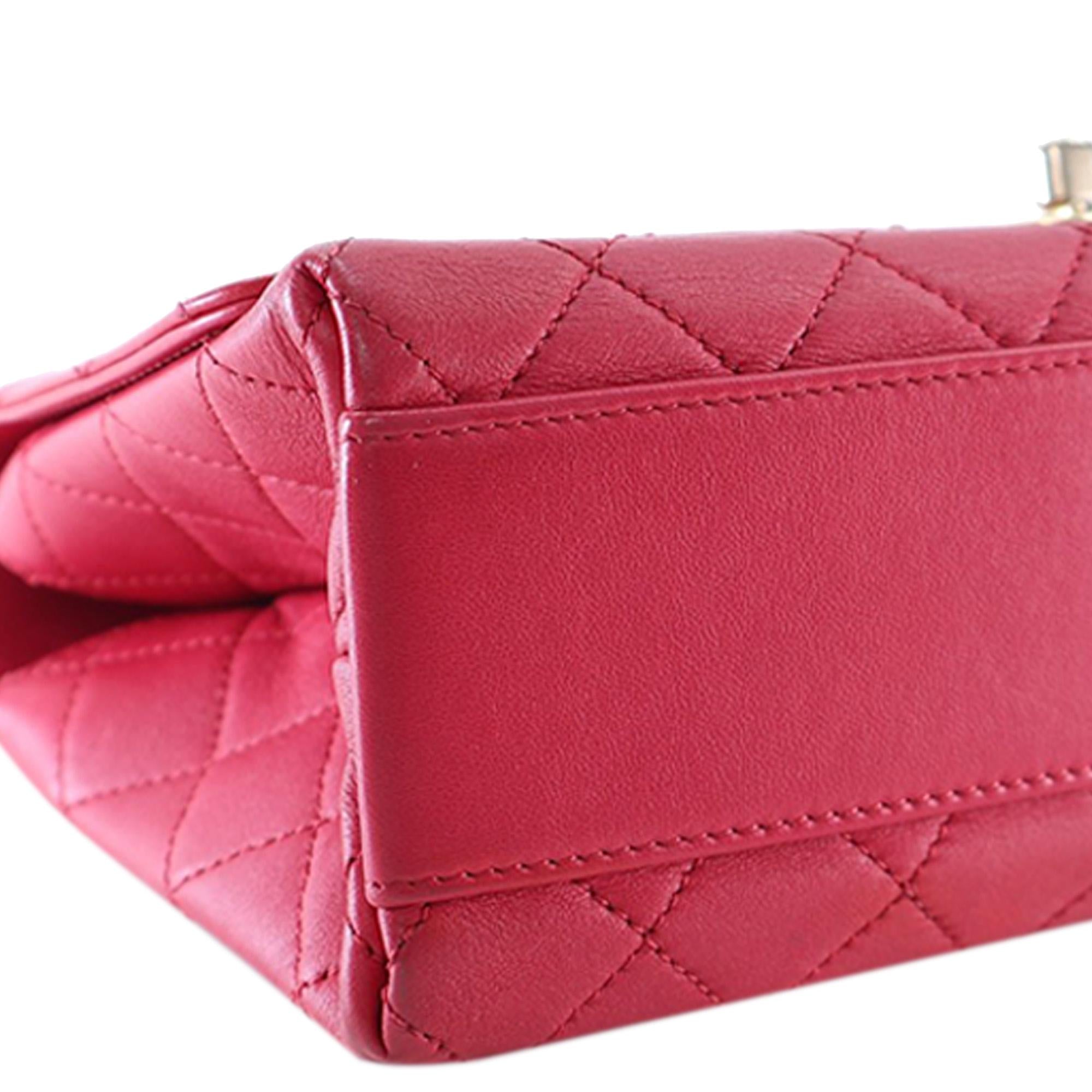 Chanel Medium Quilted Lambskin La Parisienne Flap