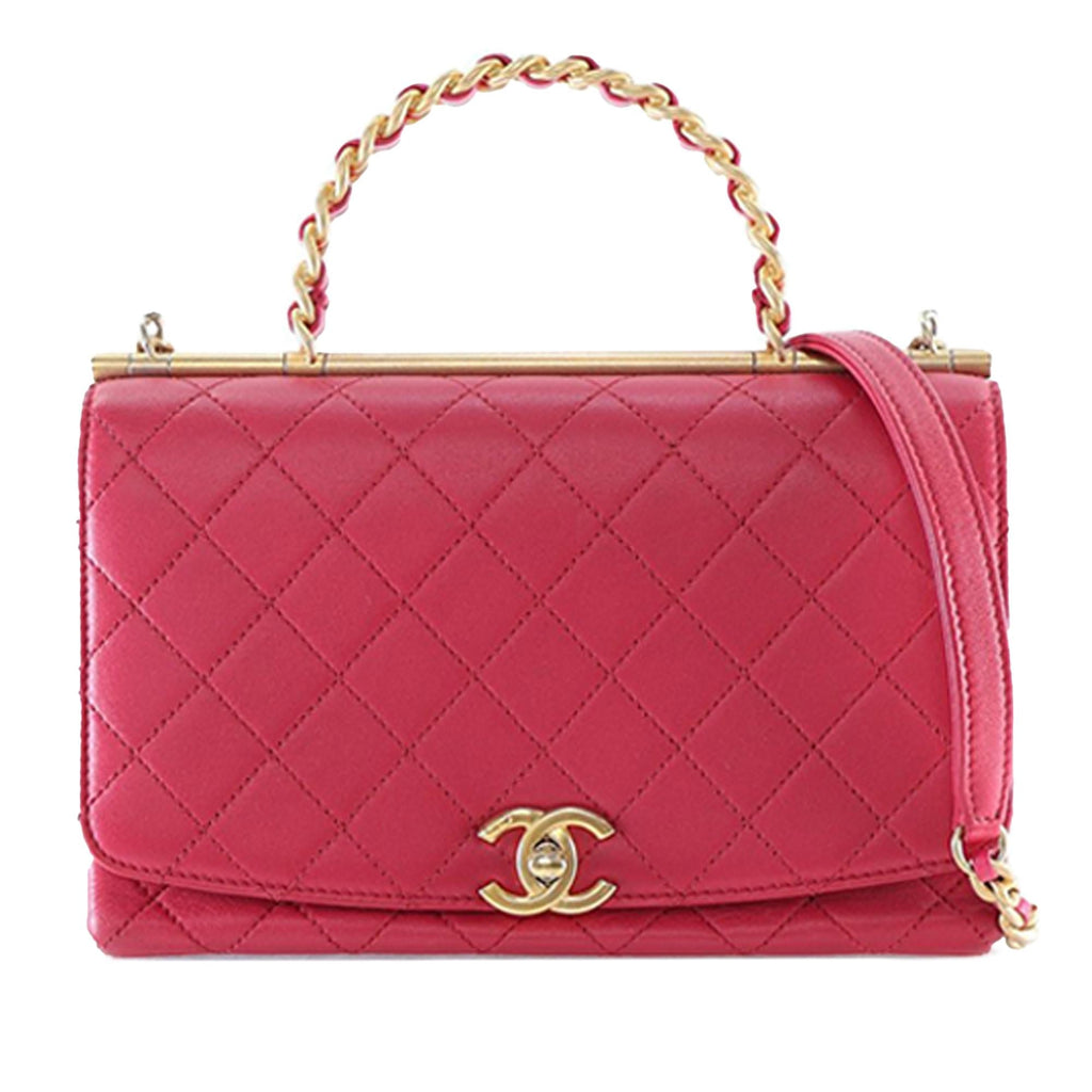 Chanel Medium Quilted Lambskin La Parisienne Flap