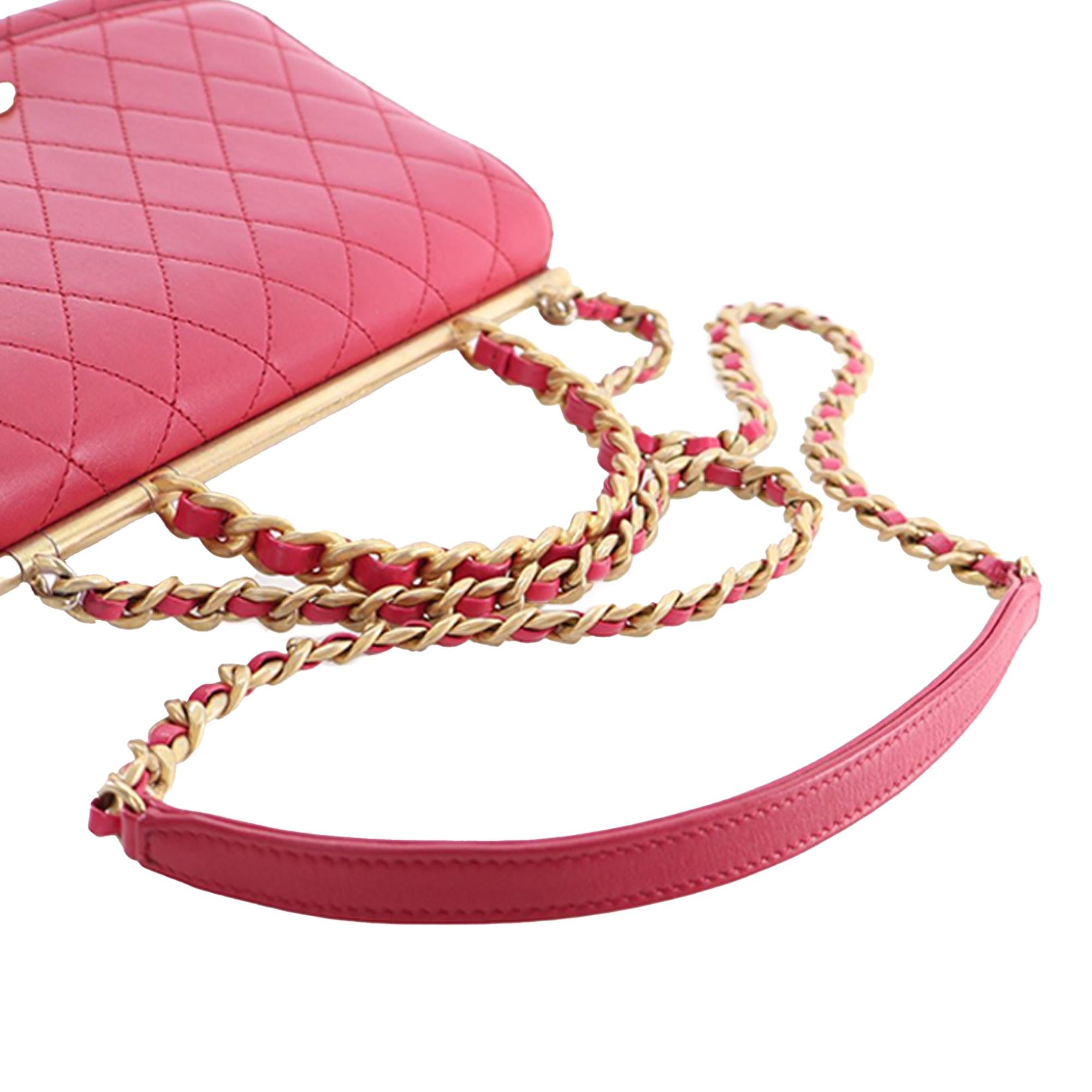 Chanel Medium Quilted Lambskin La Parisienne Flap