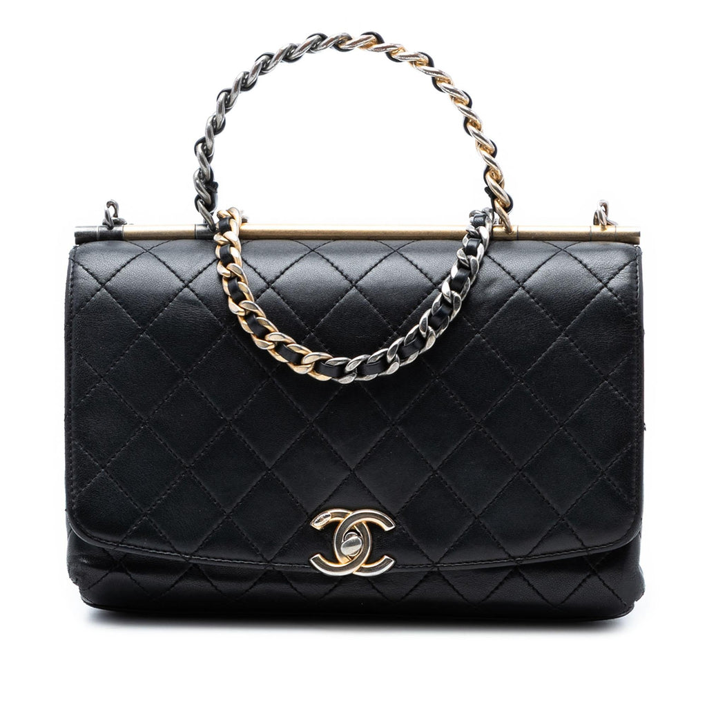 Chanel Medium Quilted Lambskin La Parisienne Flap