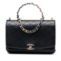 Chanel Medium Quilted Lambskin La Parisienne Flap