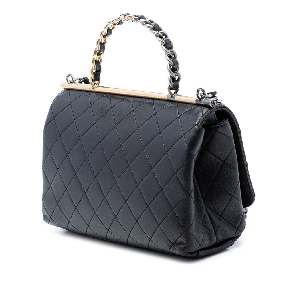 Chanel Medium Quilted Lambskin La Parisienne Flap
