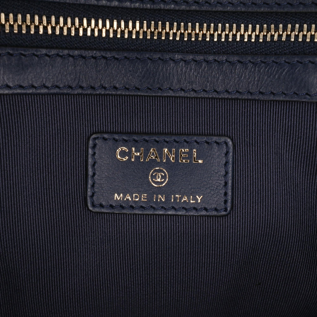 Chanel Medium Quilted Lambskin O Case Clutch