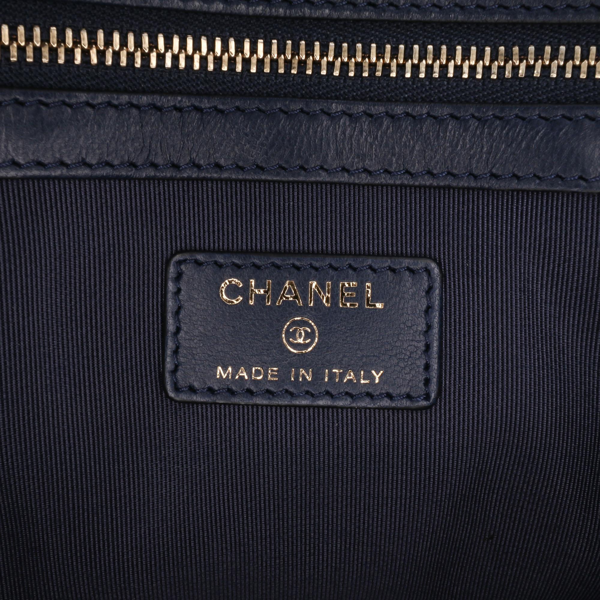 Chanel Medium Quilted Lambskin O Case Clutch