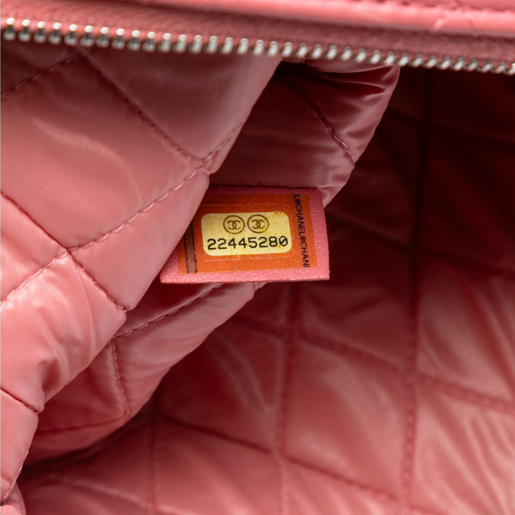 Chanel Medium Quilted Lambskin O Case Clutch