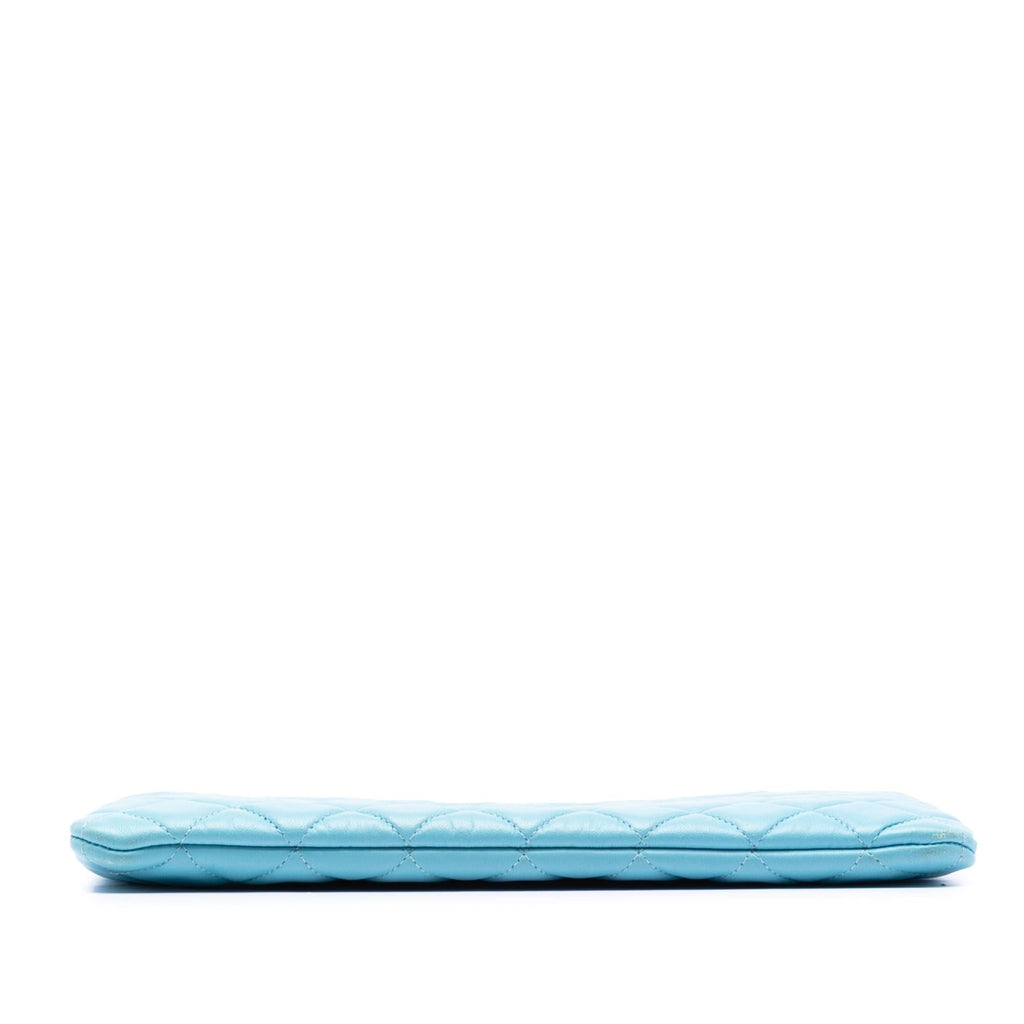 Chanel Medium Quilted Lambskin O Case Clutch