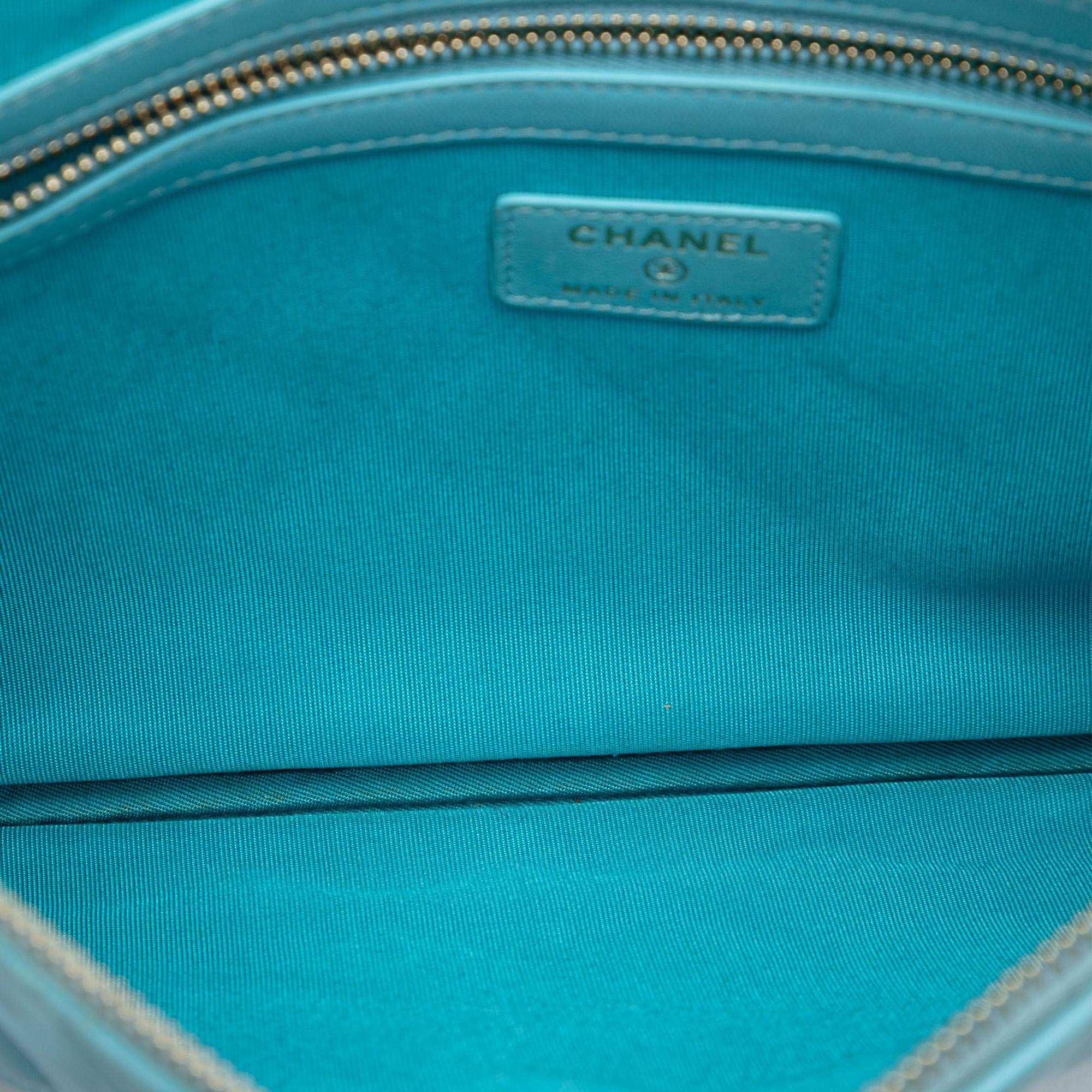 Chanel Medium Quilted Lambskin O Case Clutch