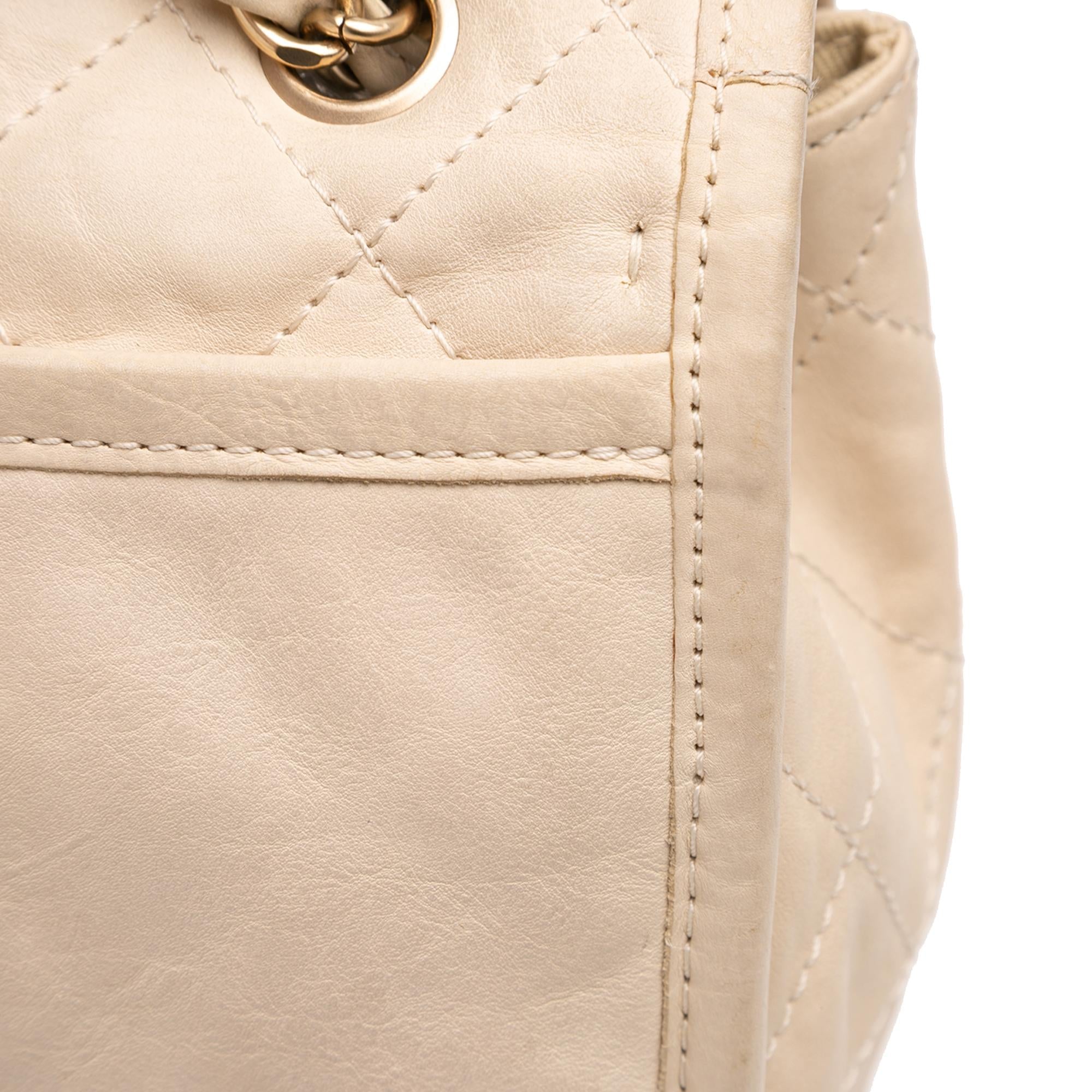 Chanel Medium Quilted Lambskin Reissue 2.55 Natural Beauty Split Pocket Flap