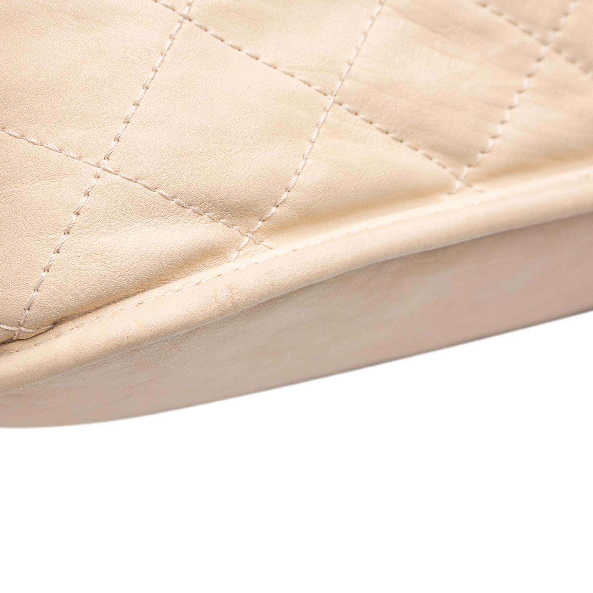 Chanel Medium Quilted Lambskin Reissue 2.55 Natural Beauty Split Pocket Flap