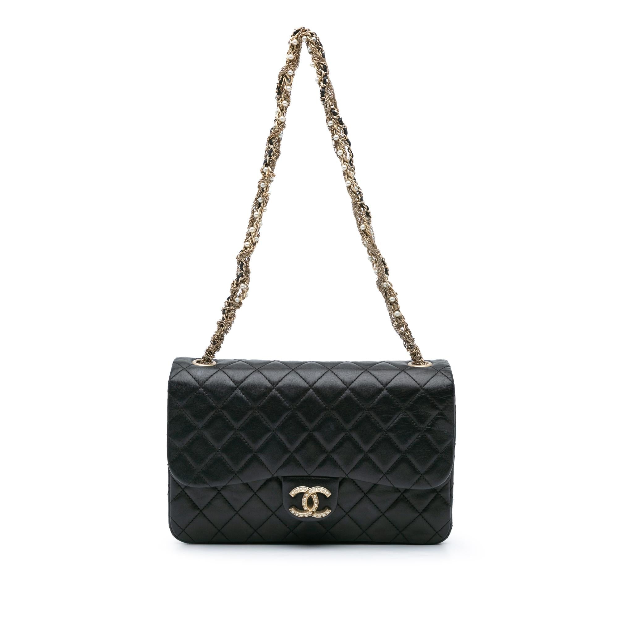 Chanel Medium Quilted Lambskin Westminster Pearl Flap
