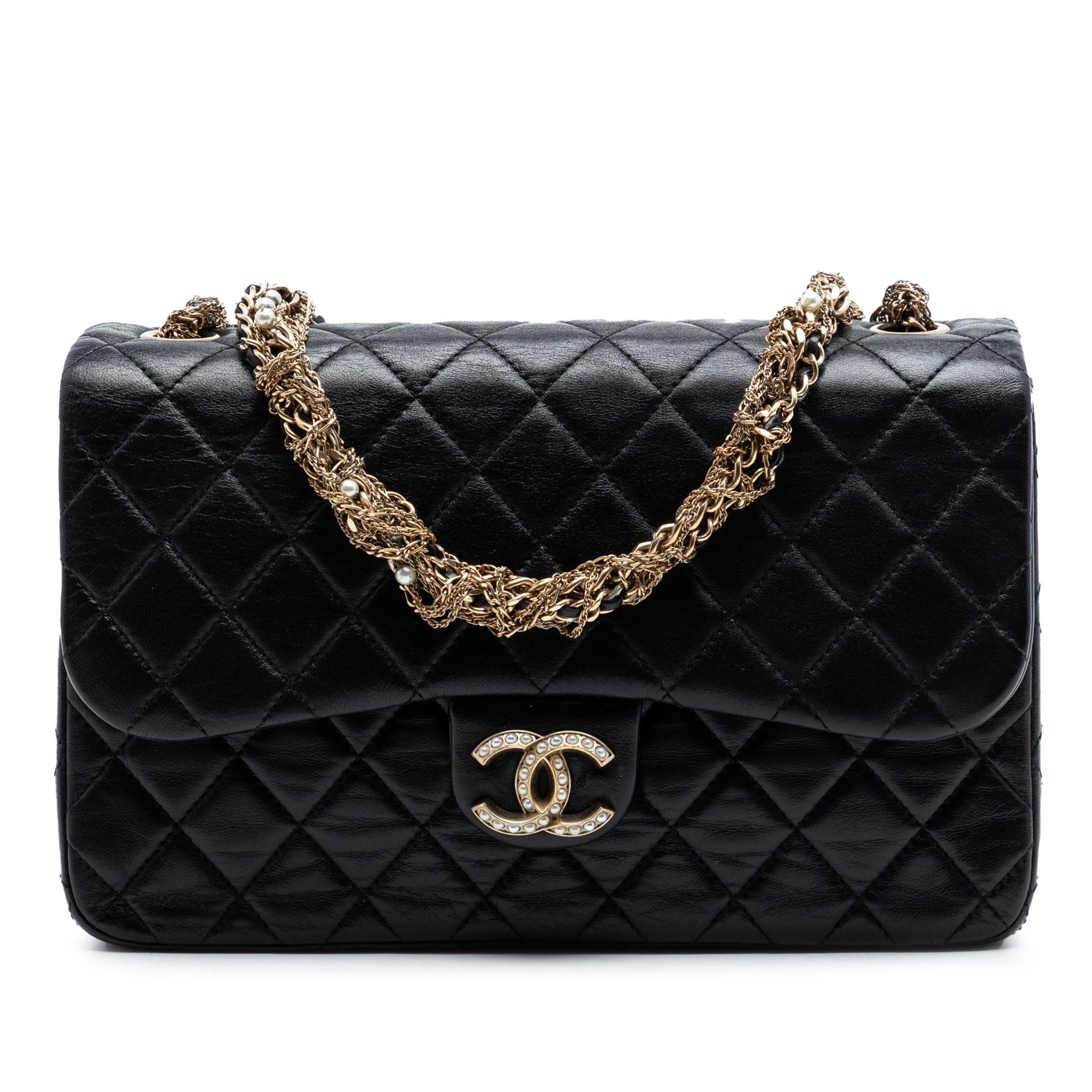 Chanel Medium Quilted Lambskin Westminster Pearl Flap