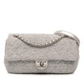 Chanel Medium Quilted Lurex Ground Control Pluto Glitter Flap
