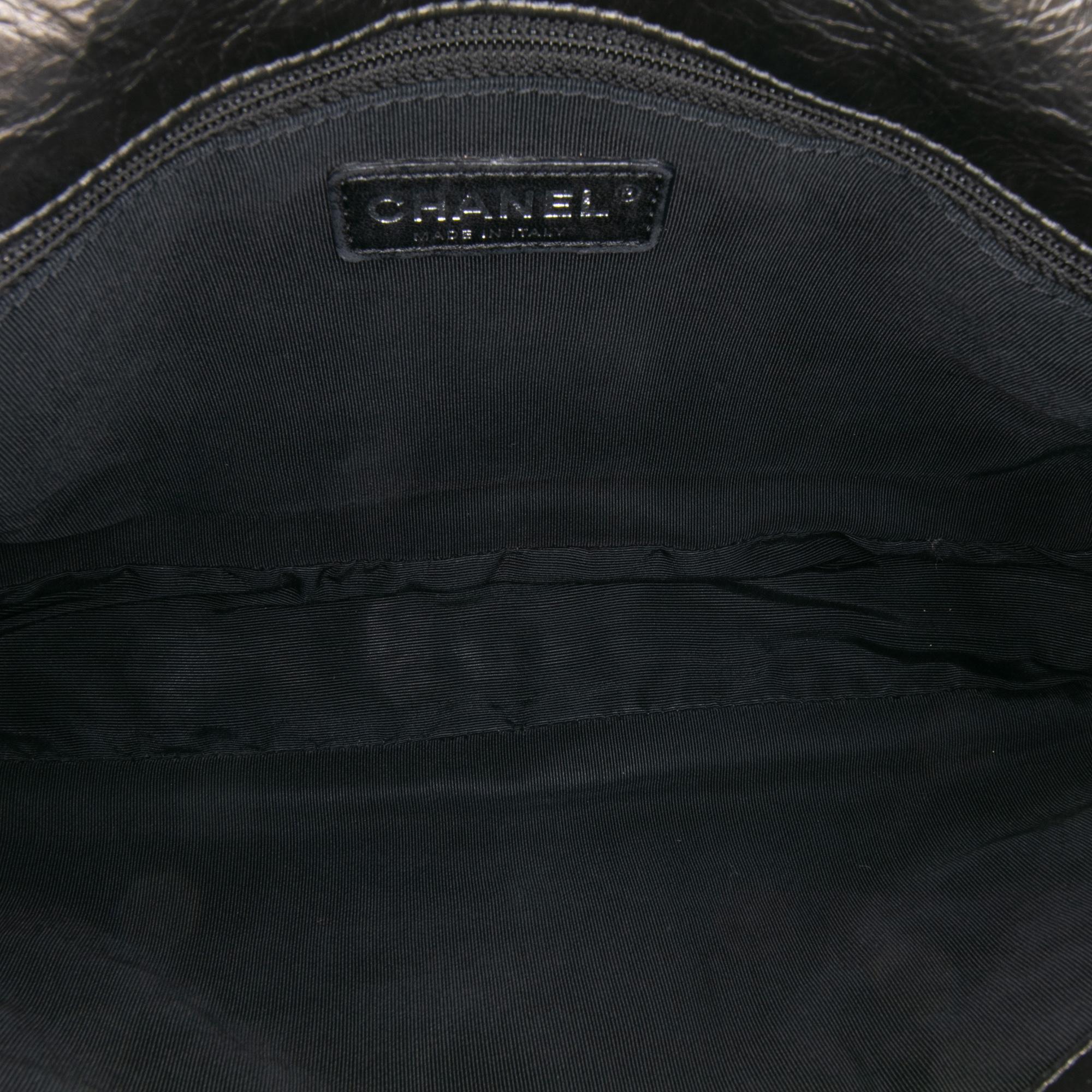 Chanel Medium Quilted Metallic Aged Calfskin Chain Me Flap