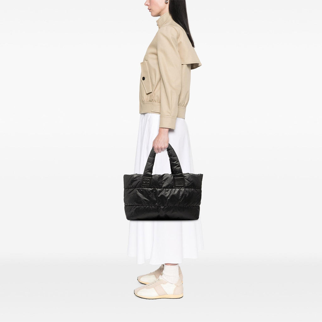 Chanel Medium Quilted Nylon Coco Cocoon Tote