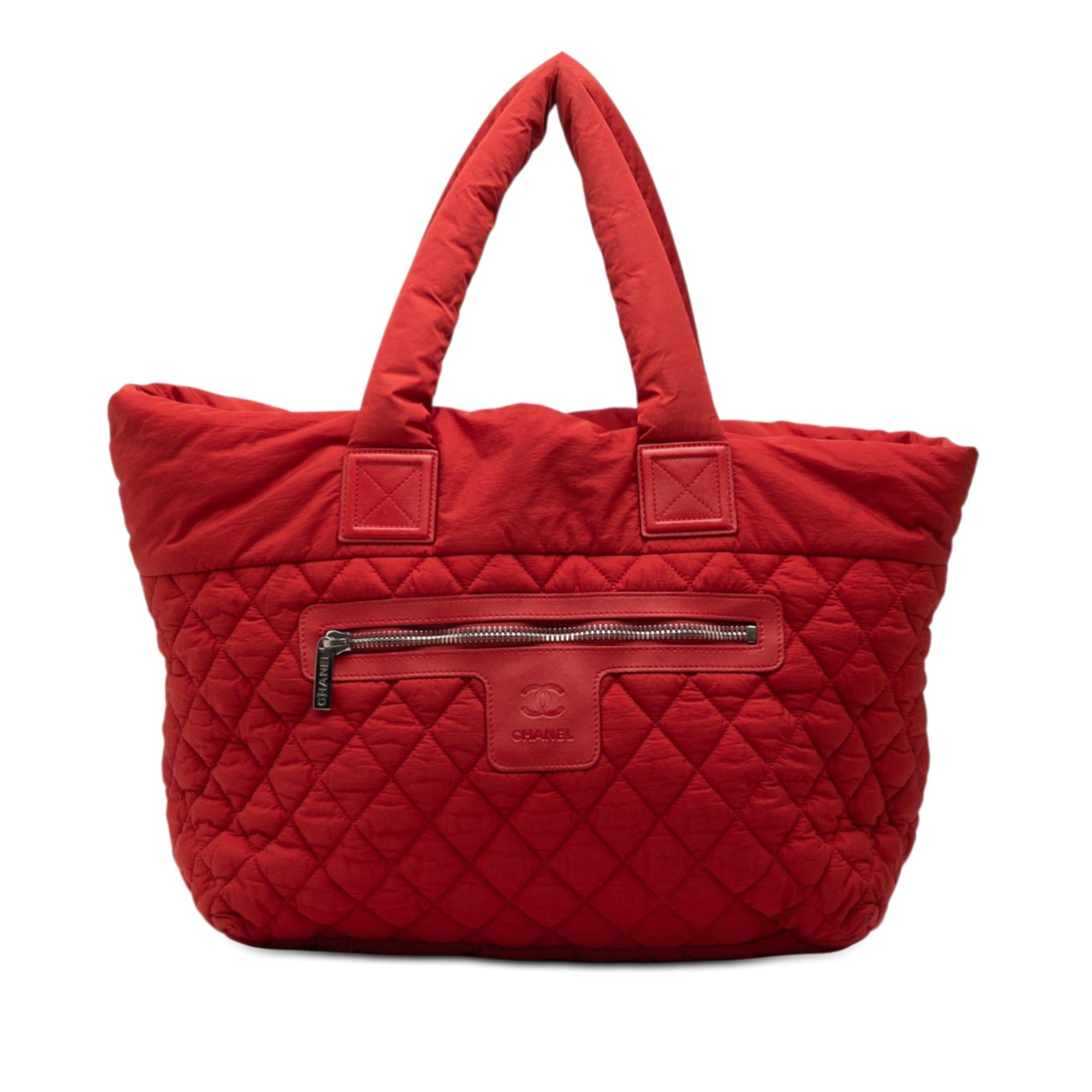 Chanel Medium Quilted Nylon Coco Cocoon Tote