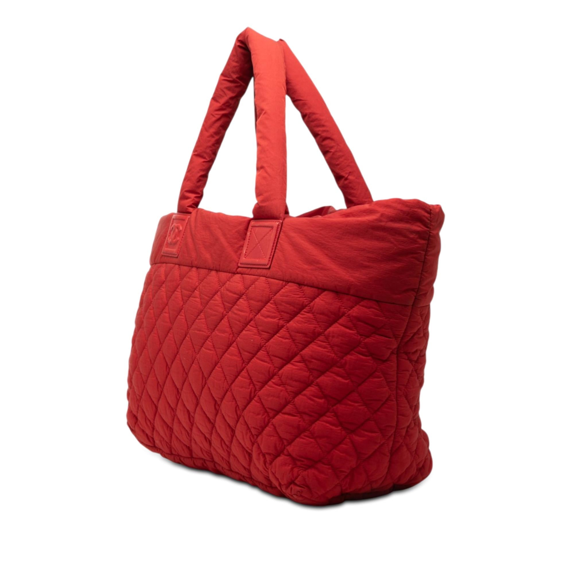 Chanel Medium Quilted Nylon Coco Cocoon Tote