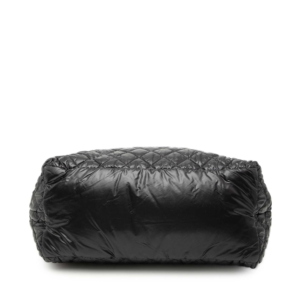 Chanel Medium Quilted Nylon Reversible Coco Cocoon Tote