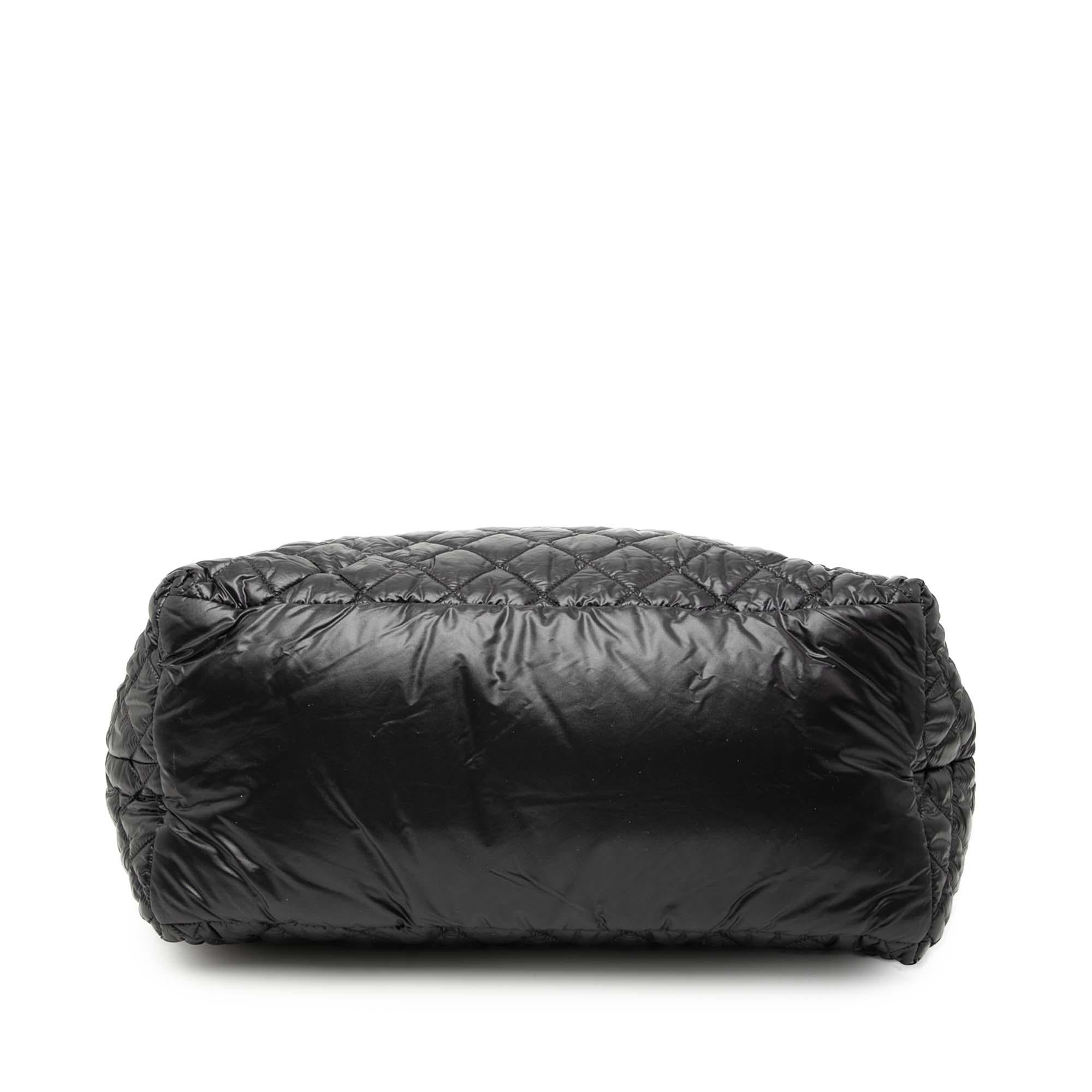 Chanel Medium Quilted Nylon Reversible Coco Cocoon Tote