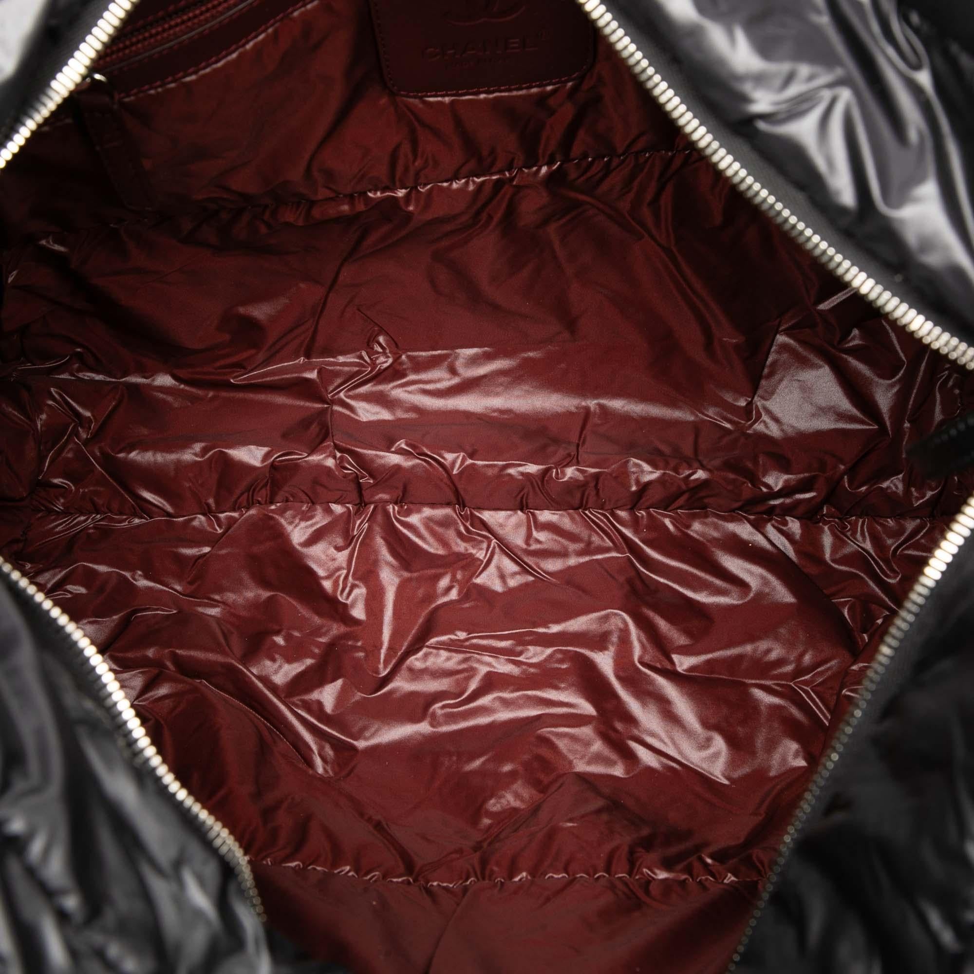 Chanel Medium Quilted Nylon Reversible Coco Cocoon Tote