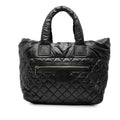 Chanel Medium Quilted Nylon Reversible Coco Cocoon Tote