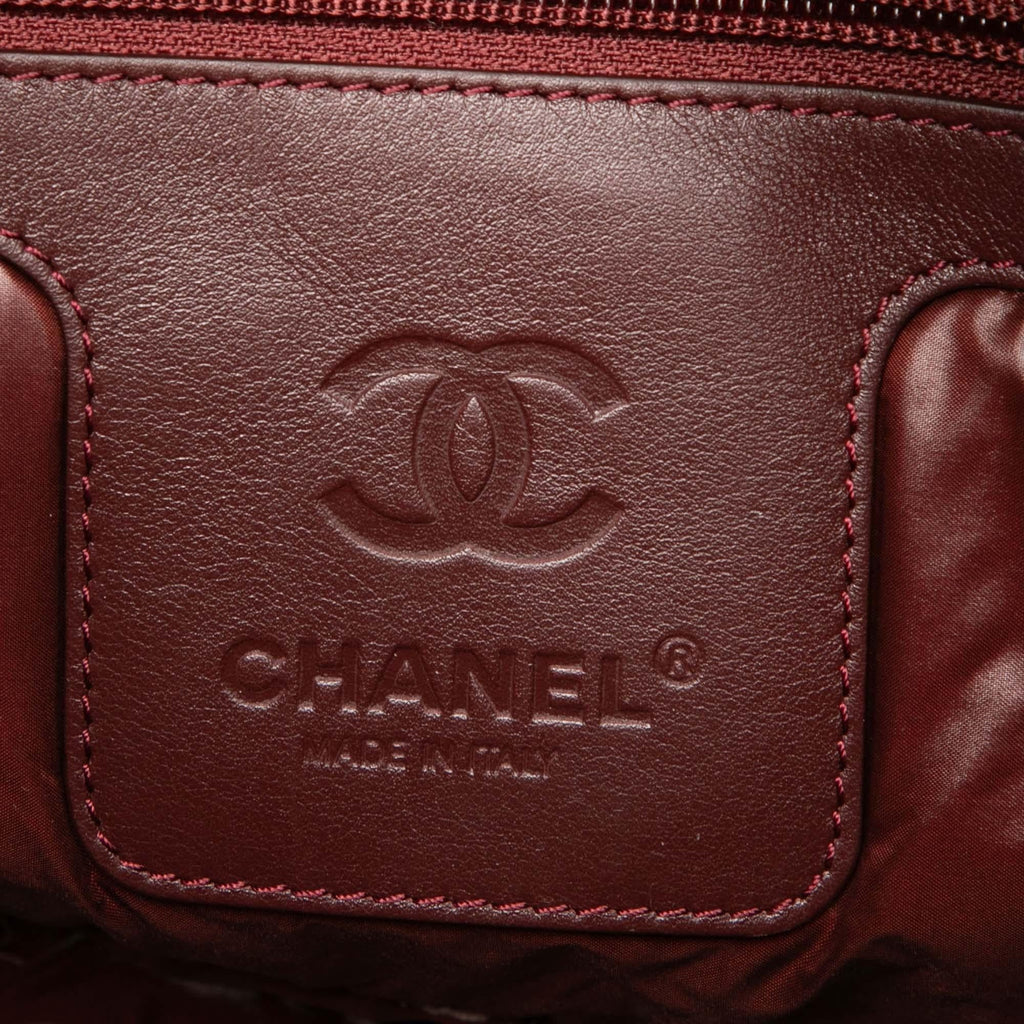 Chanel Medium Quilted Nylon Reversible Coco Cocoon Tote