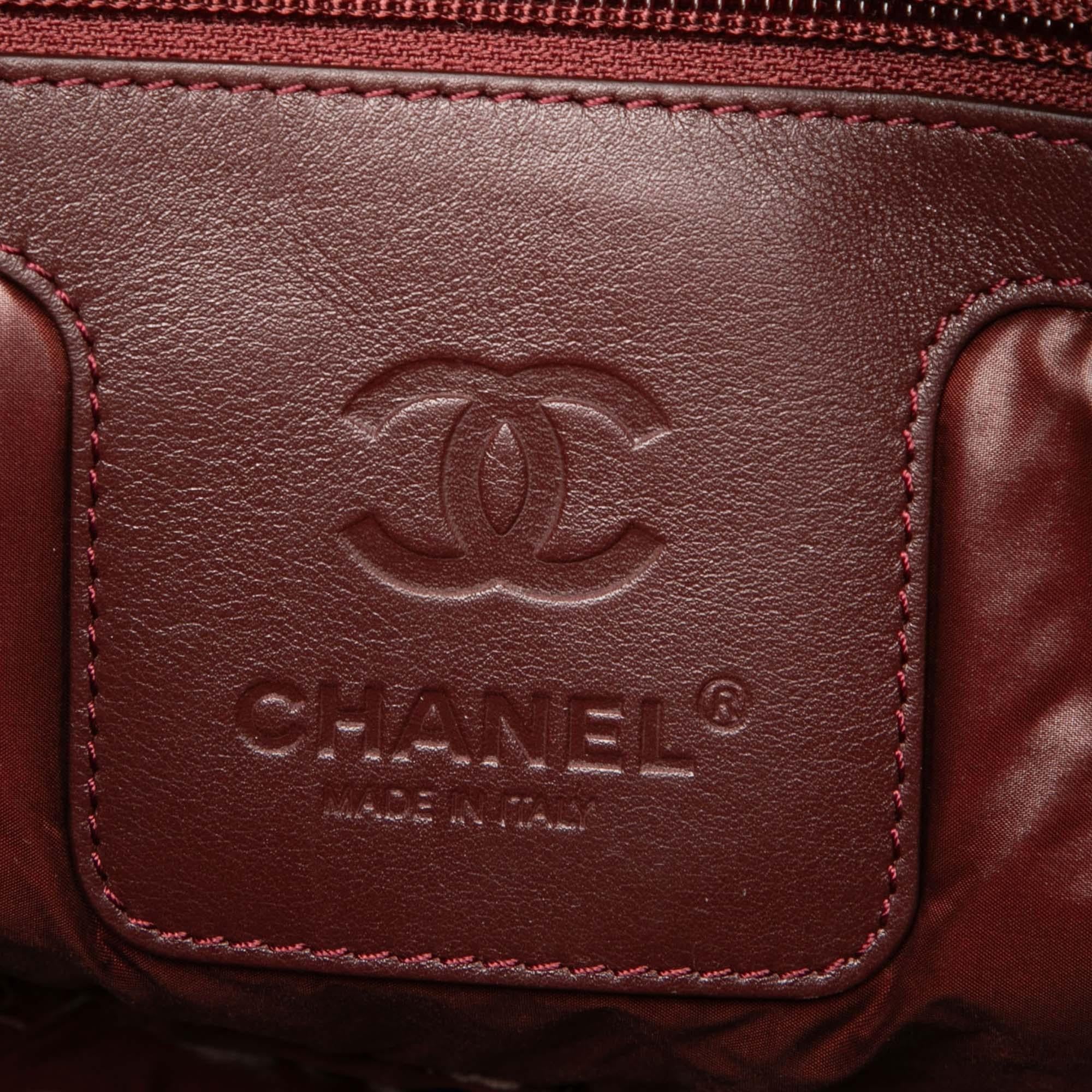 Chanel Medium Quilted Nylon Reversible Coco Cocoon Tote