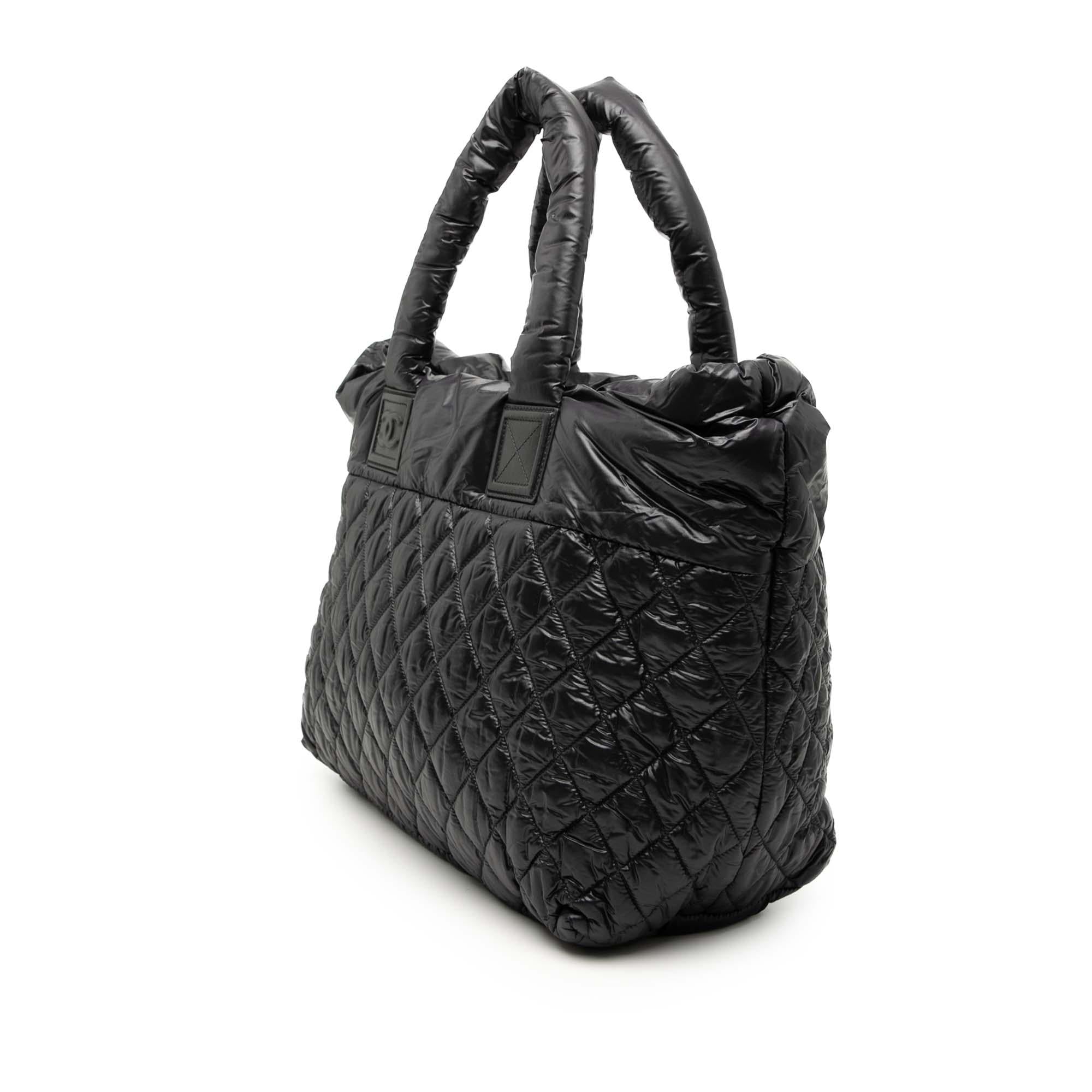 Chanel Medium Quilted Nylon Reversible Coco Cocoon Tote