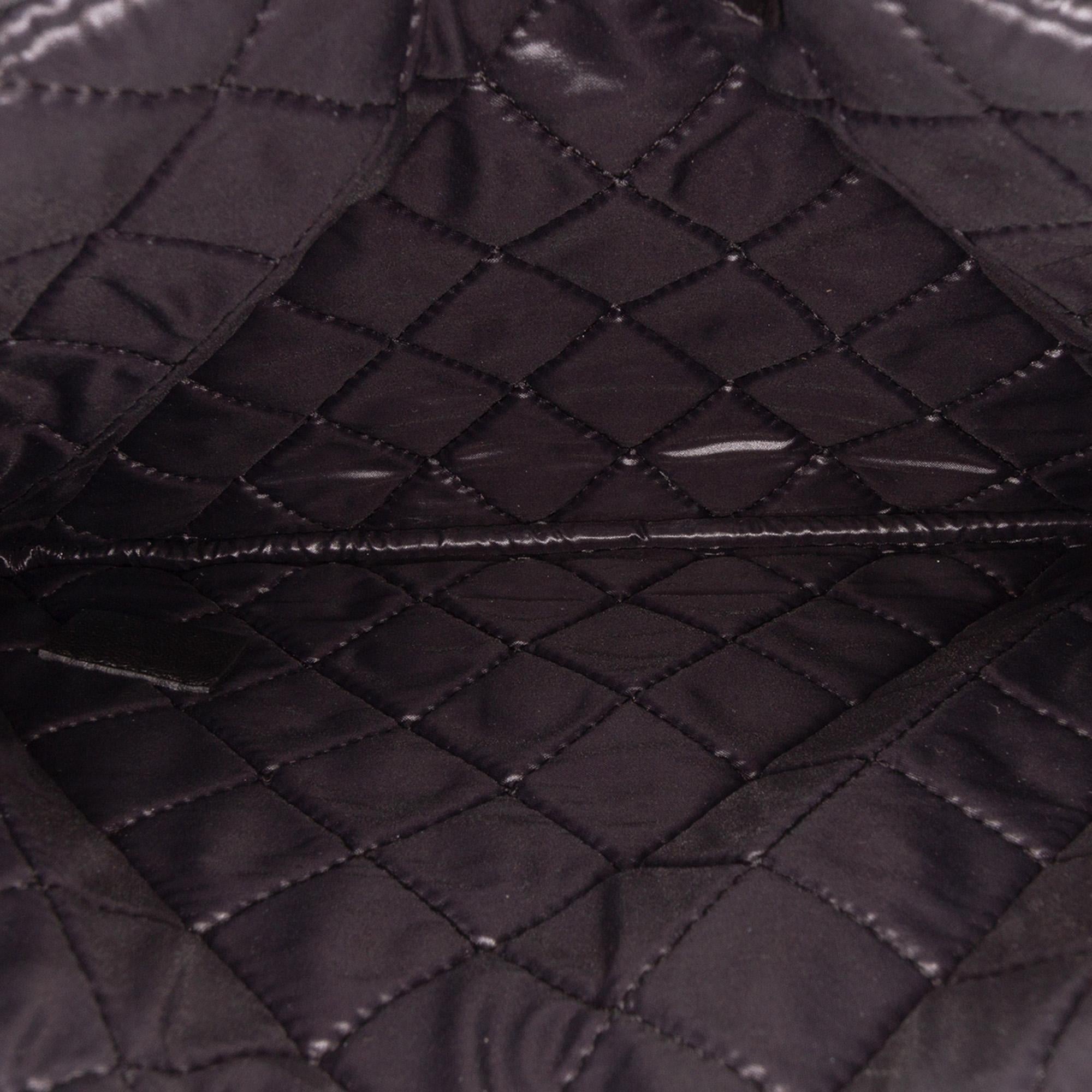 Chanel Medium Quilted Patent O Case Clutch