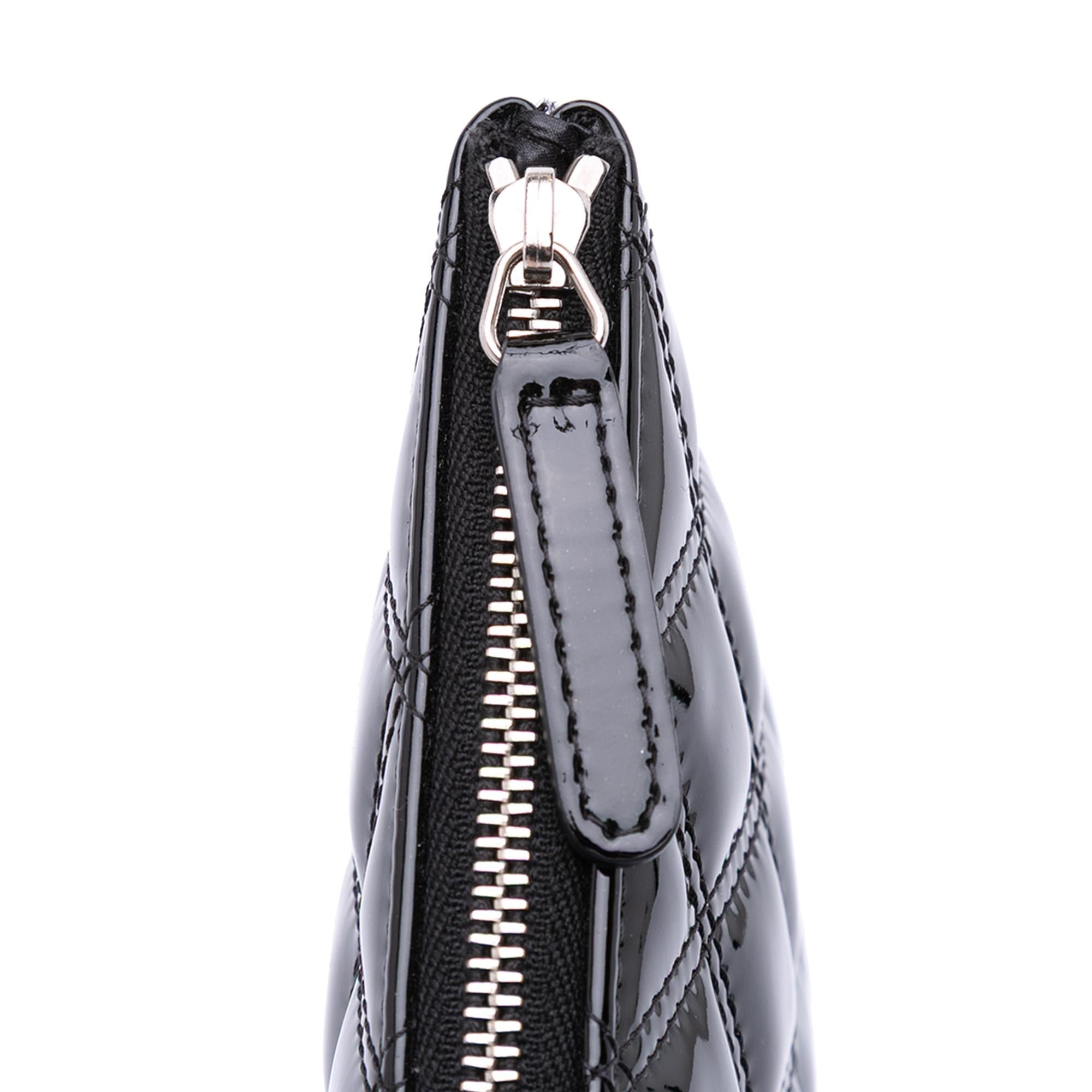 Chanel Medium Quilted Patent O Case Clutch