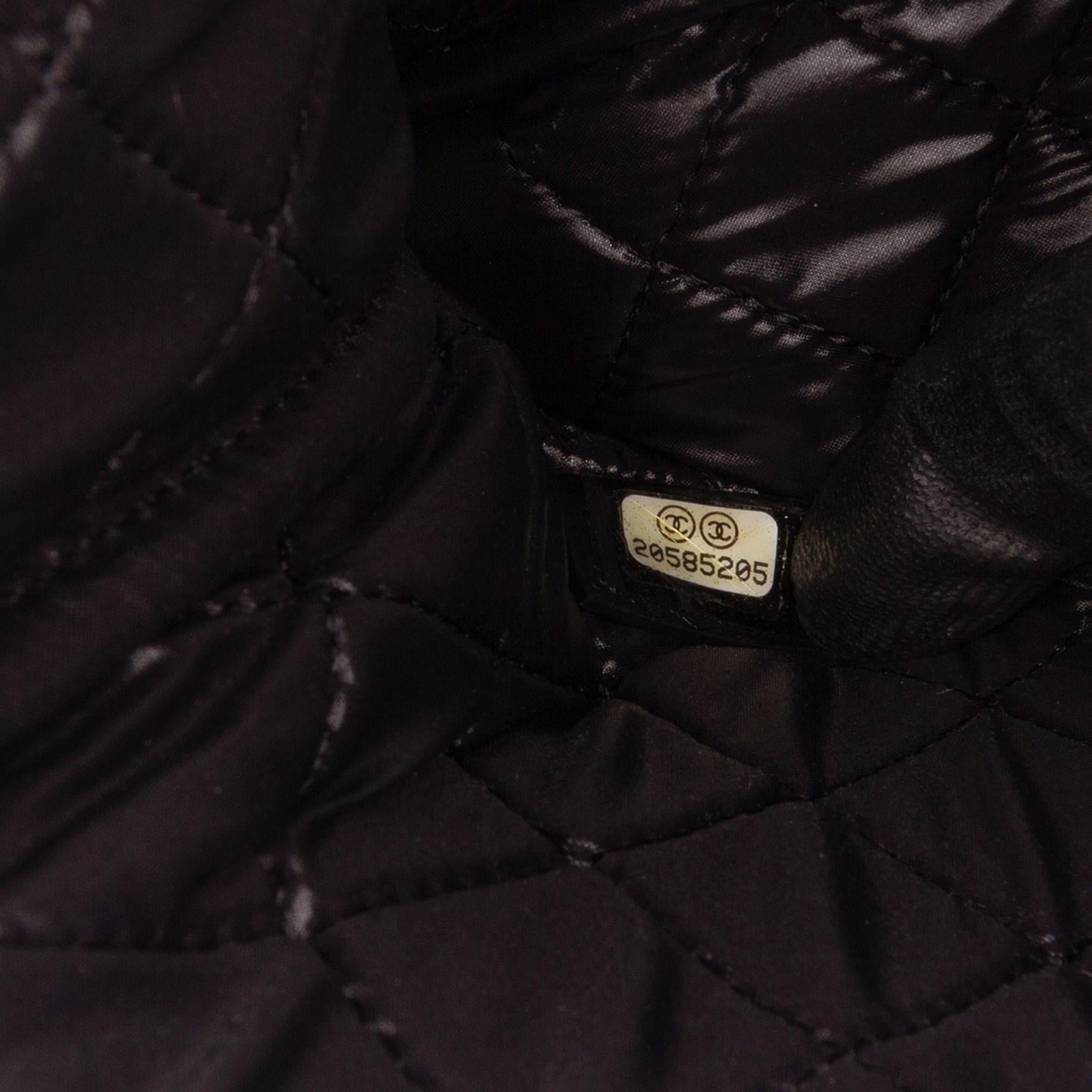 Chanel Medium Quilted Patent O Case Clutch