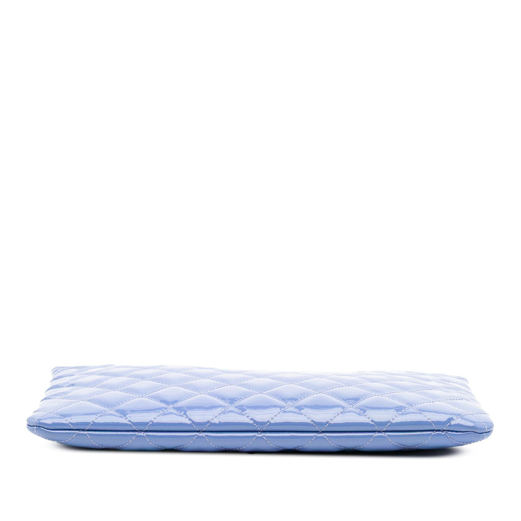 Chanel Medium Quilted Patent O Case Clutch