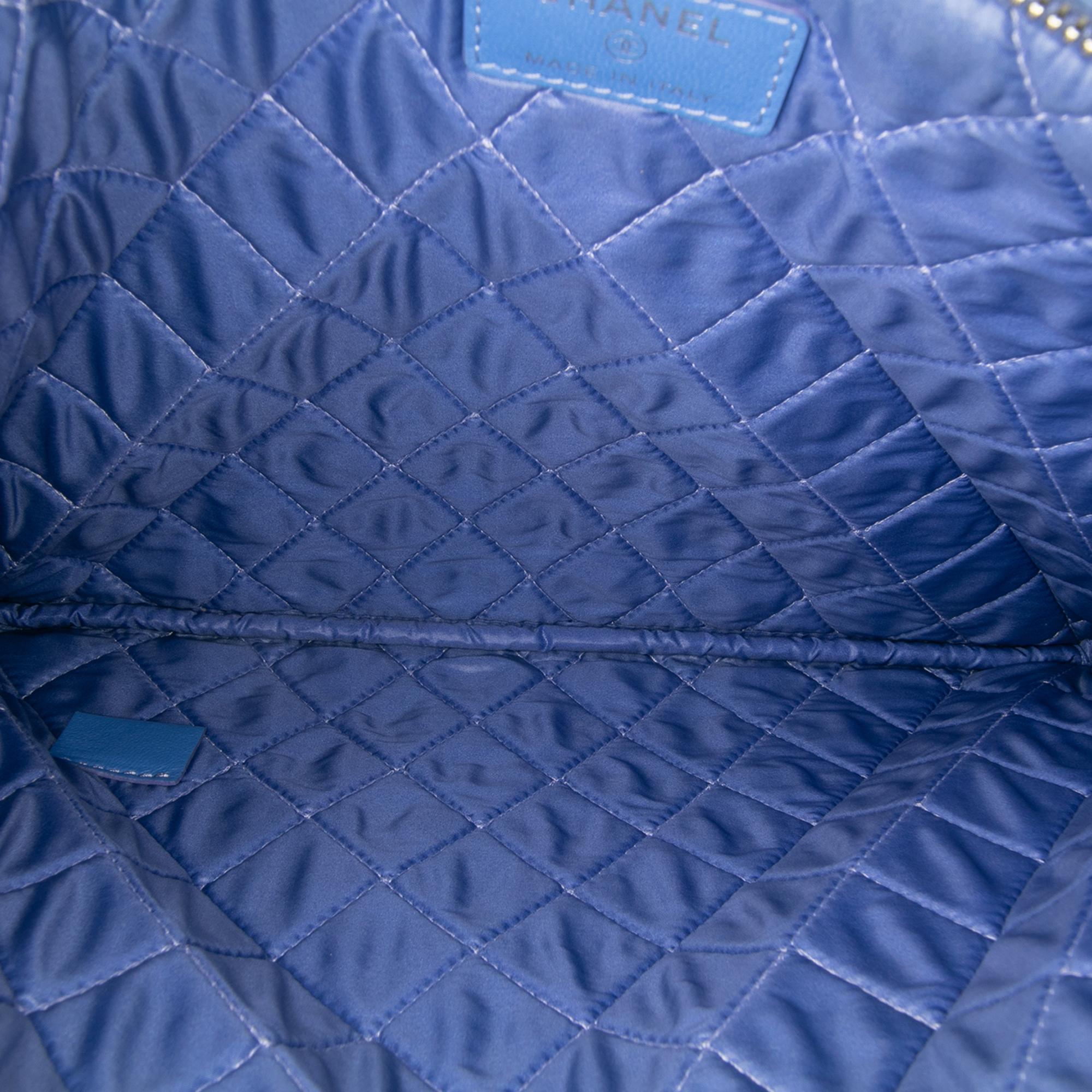 Chanel Medium Quilted Patent O Case Clutch