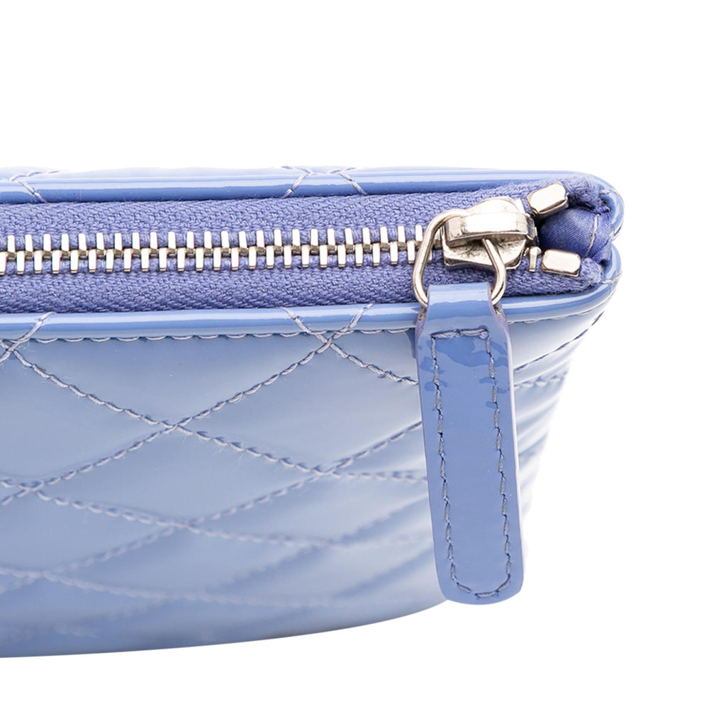 Chanel Medium Quilted Patent O Case Clutch