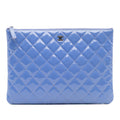 Chanel Medium Quilted Patent O Case Clutch