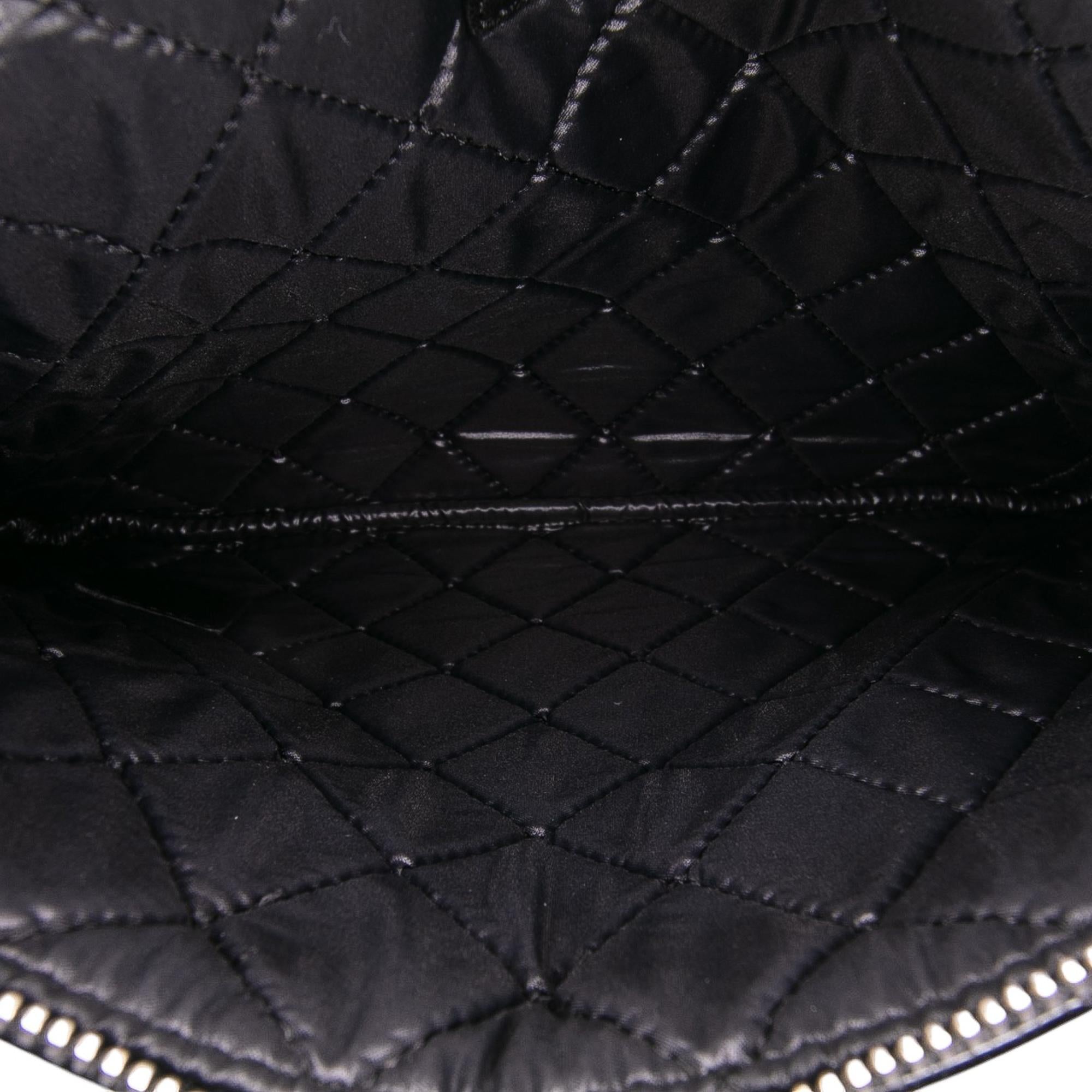 Chanel Medium Quilted Patent O Case Clutch