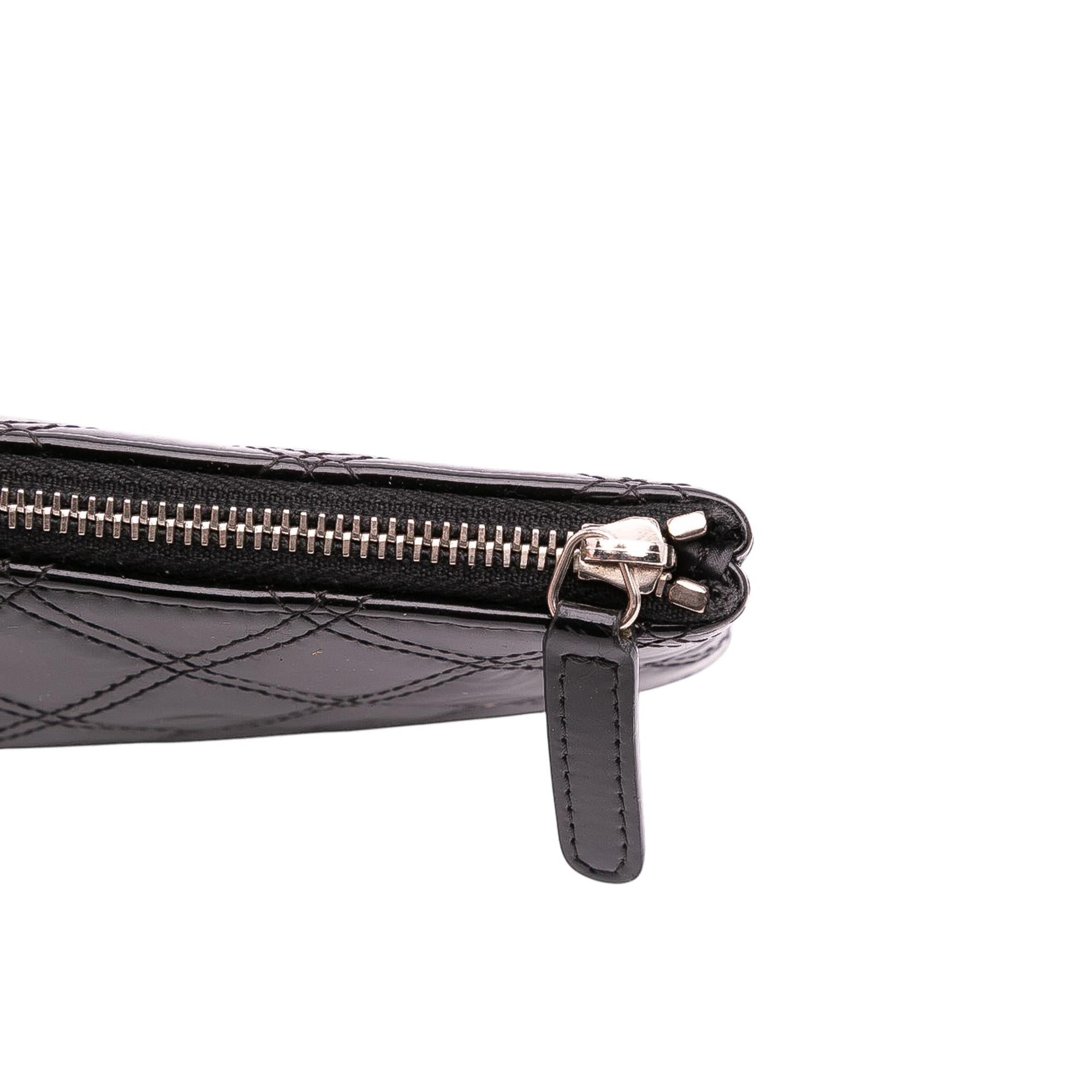 Chanel Medium Quilted Patent O Case Clutch