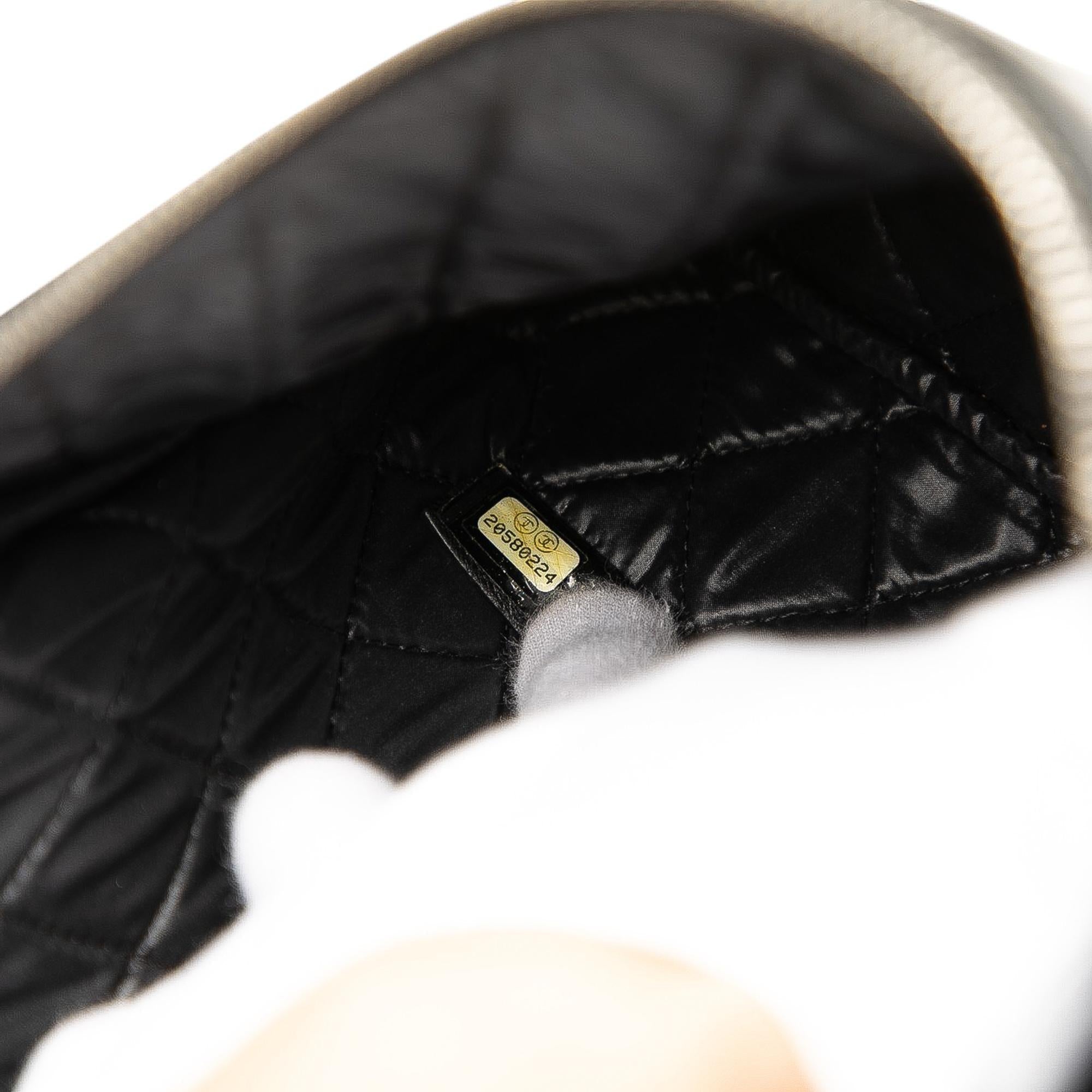Chanel Medium Quilted Patent O Case Clutch