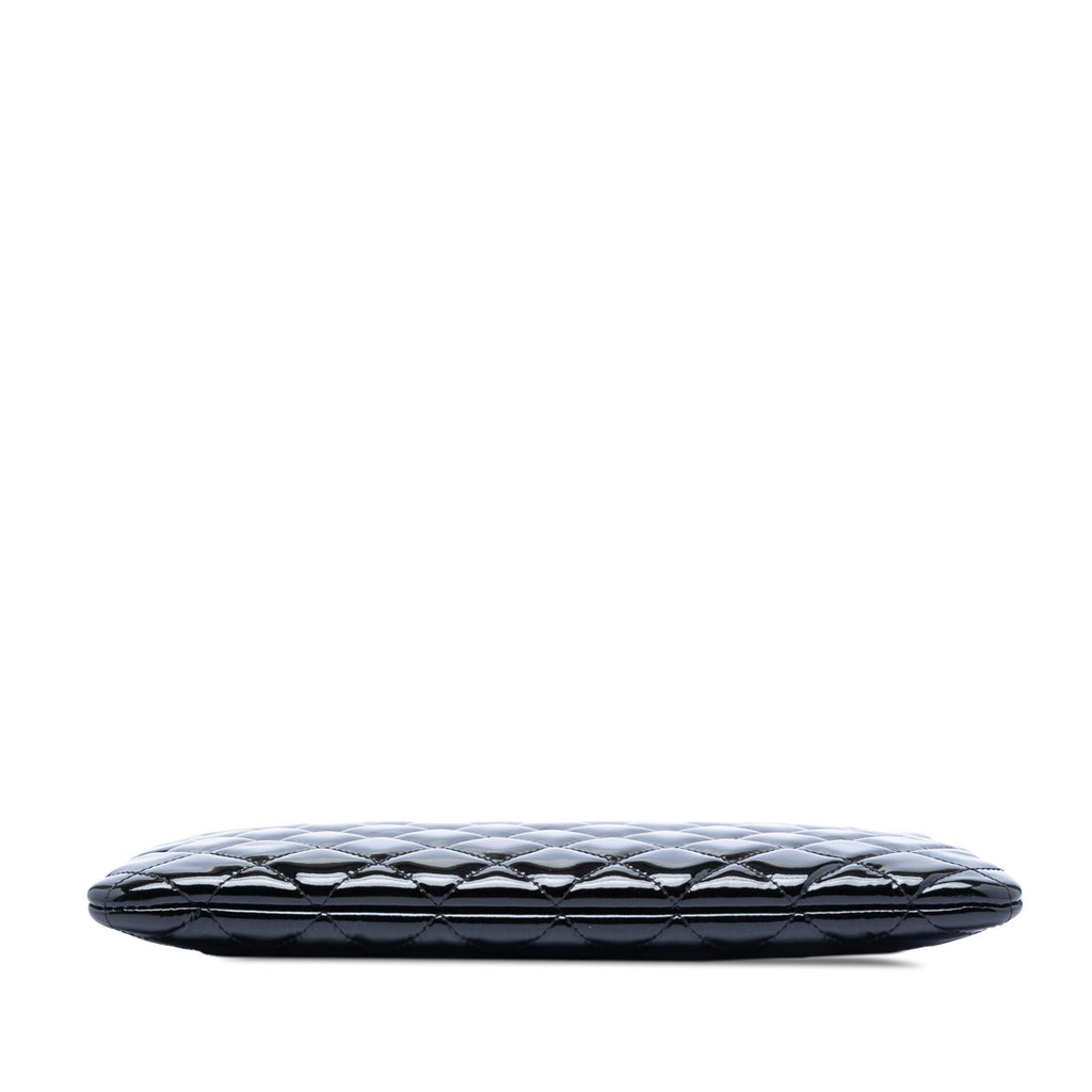 Chanel Medium Quilted Patent O Case Clutch