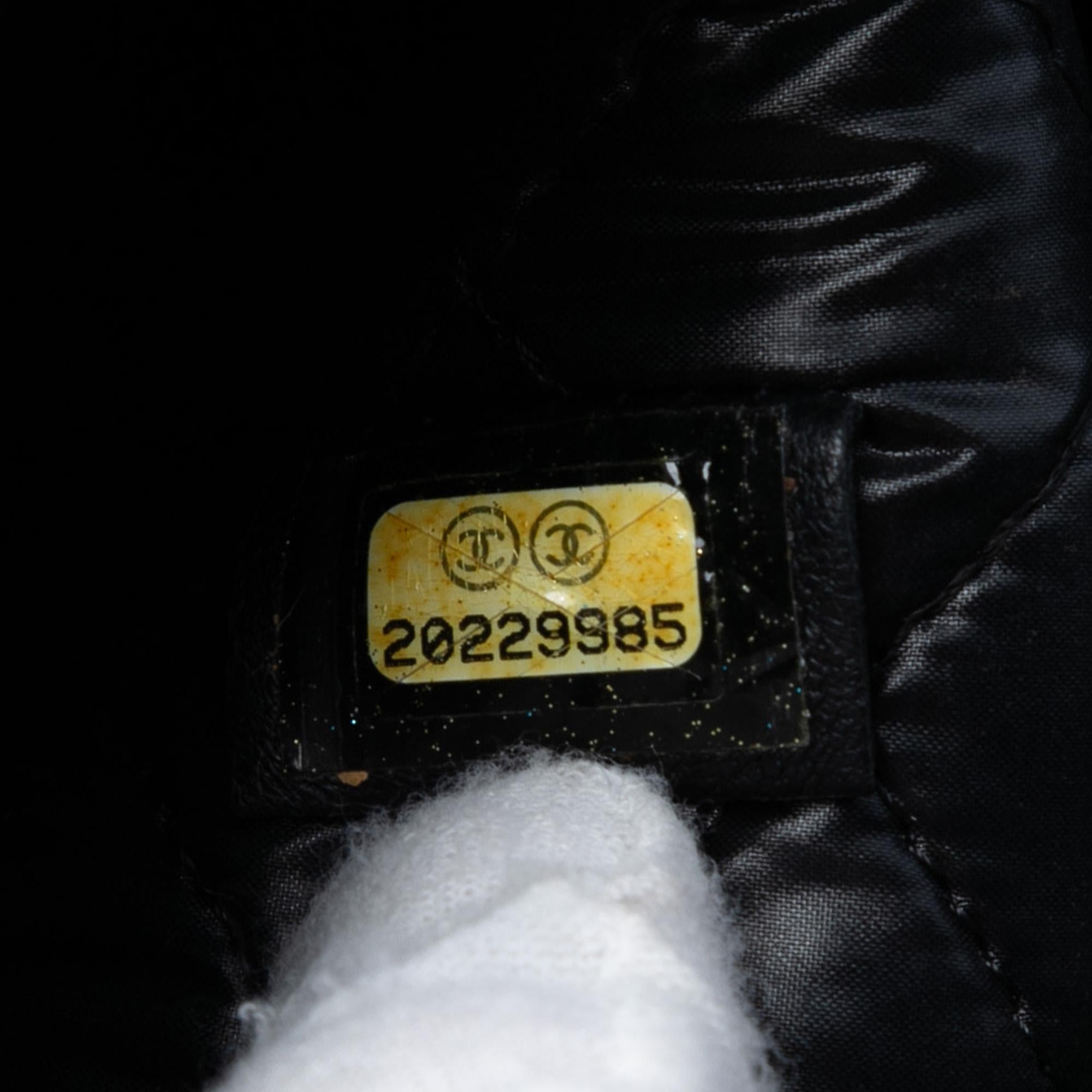 Chanel Medium Quilted Patent O Case Clutch