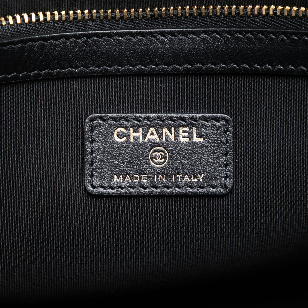 Chanel Medium Quilted Patent O Case Clutch