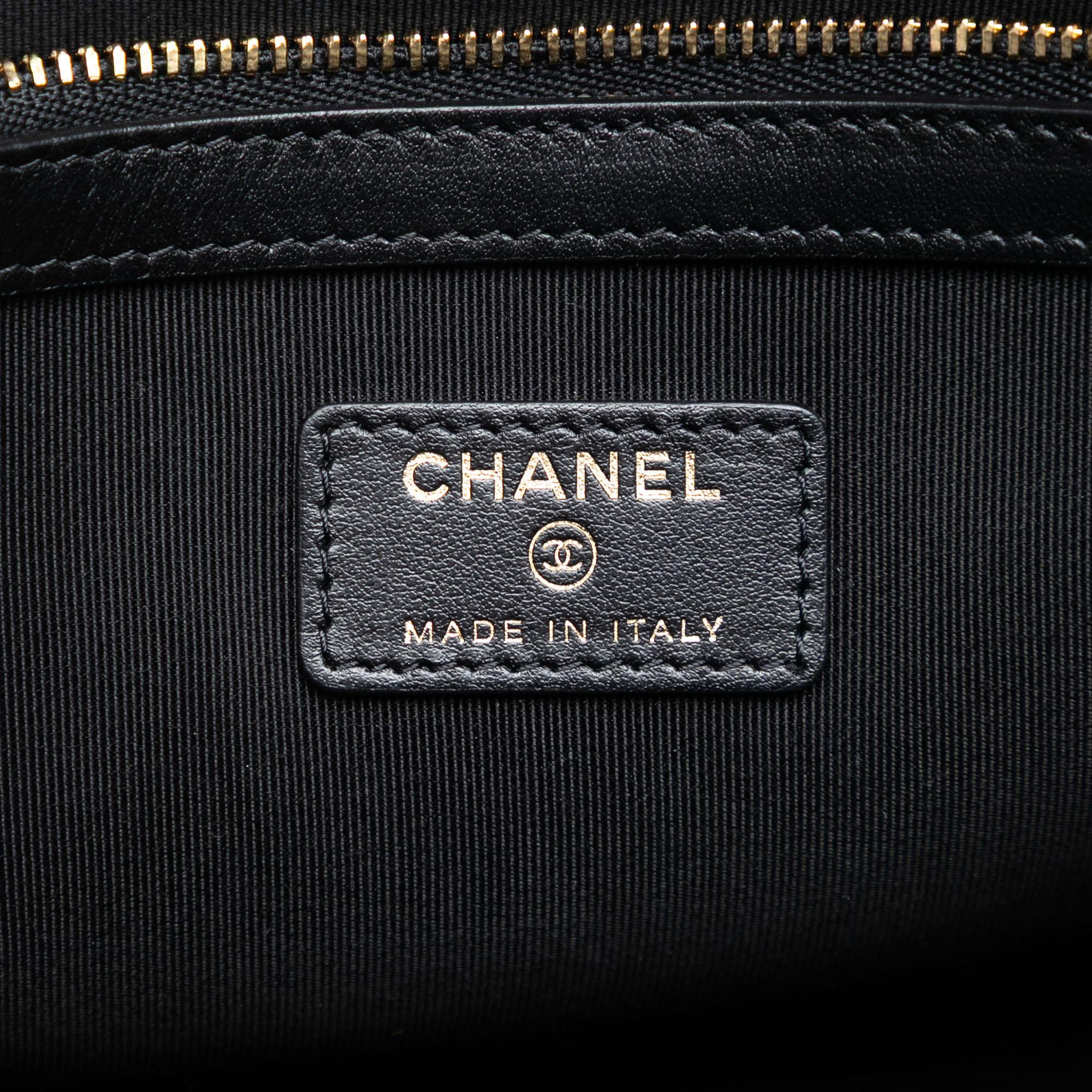 Chanel Medium Quilted Patent O Case Clutch