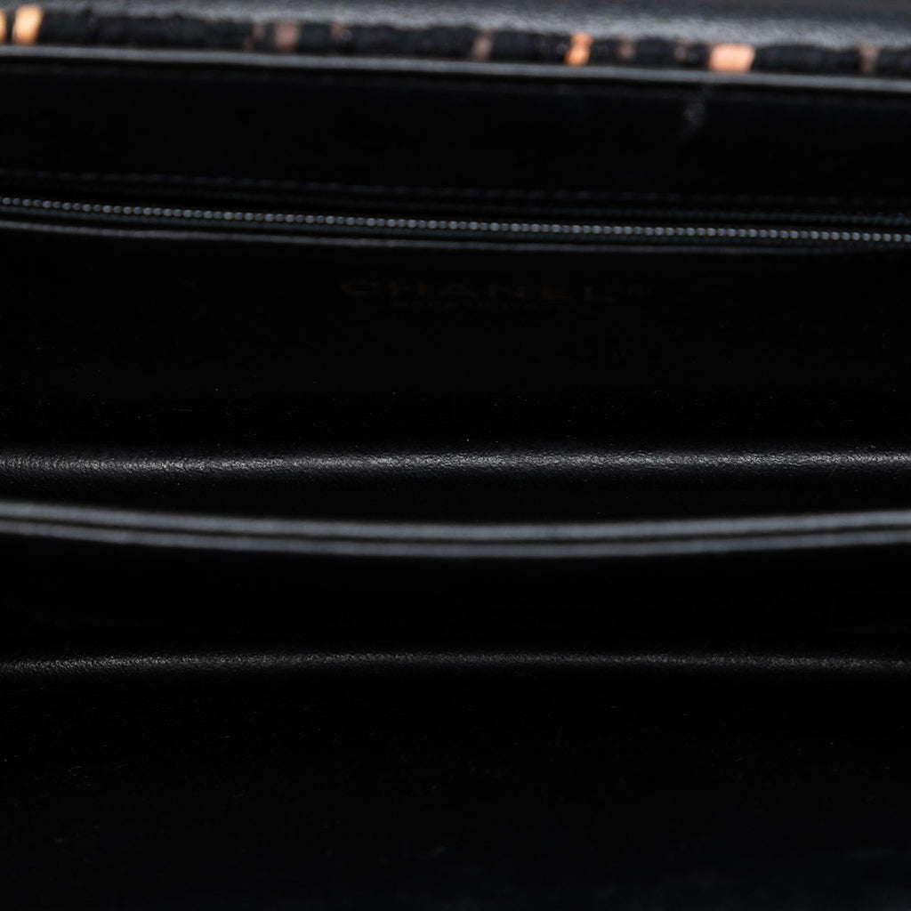 Chanel Medium Quilted Tweed Beauty Lock Flap