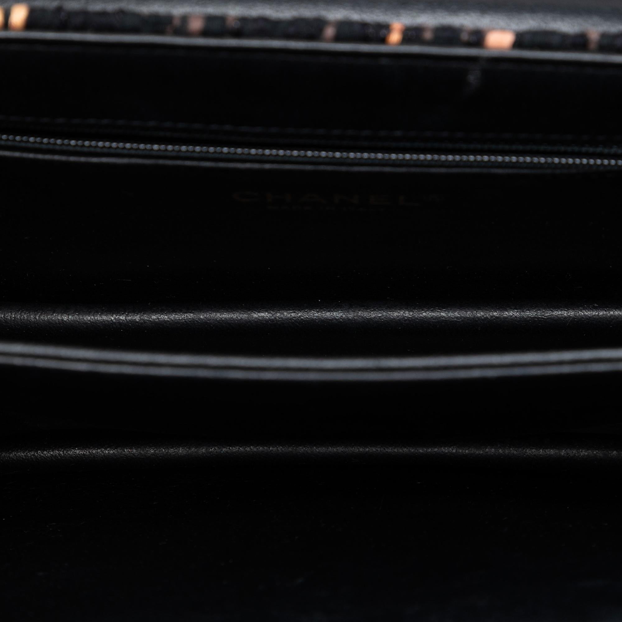 Chanel Medium Quilted Tweed Beauty Lock Flap