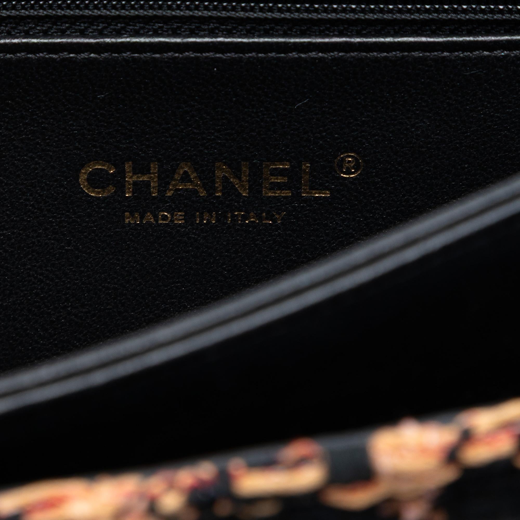 Chanel Medium Quilted Tweed Beauty Lock Flap