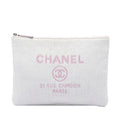 Chanel Medium Raffia Deauville O Case Clutch