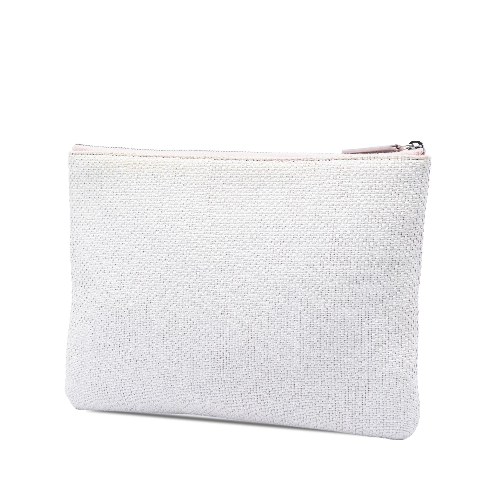 Chanel Medium Raffia Deauville O Case Clutch