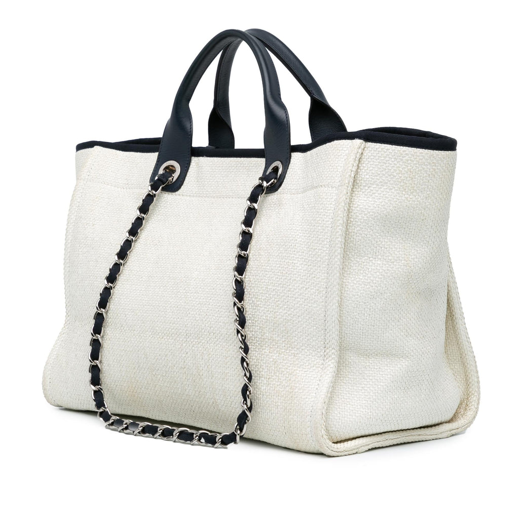 Chanel Medium Raffia Deauville Satchel (SHG-Vr6eIX)