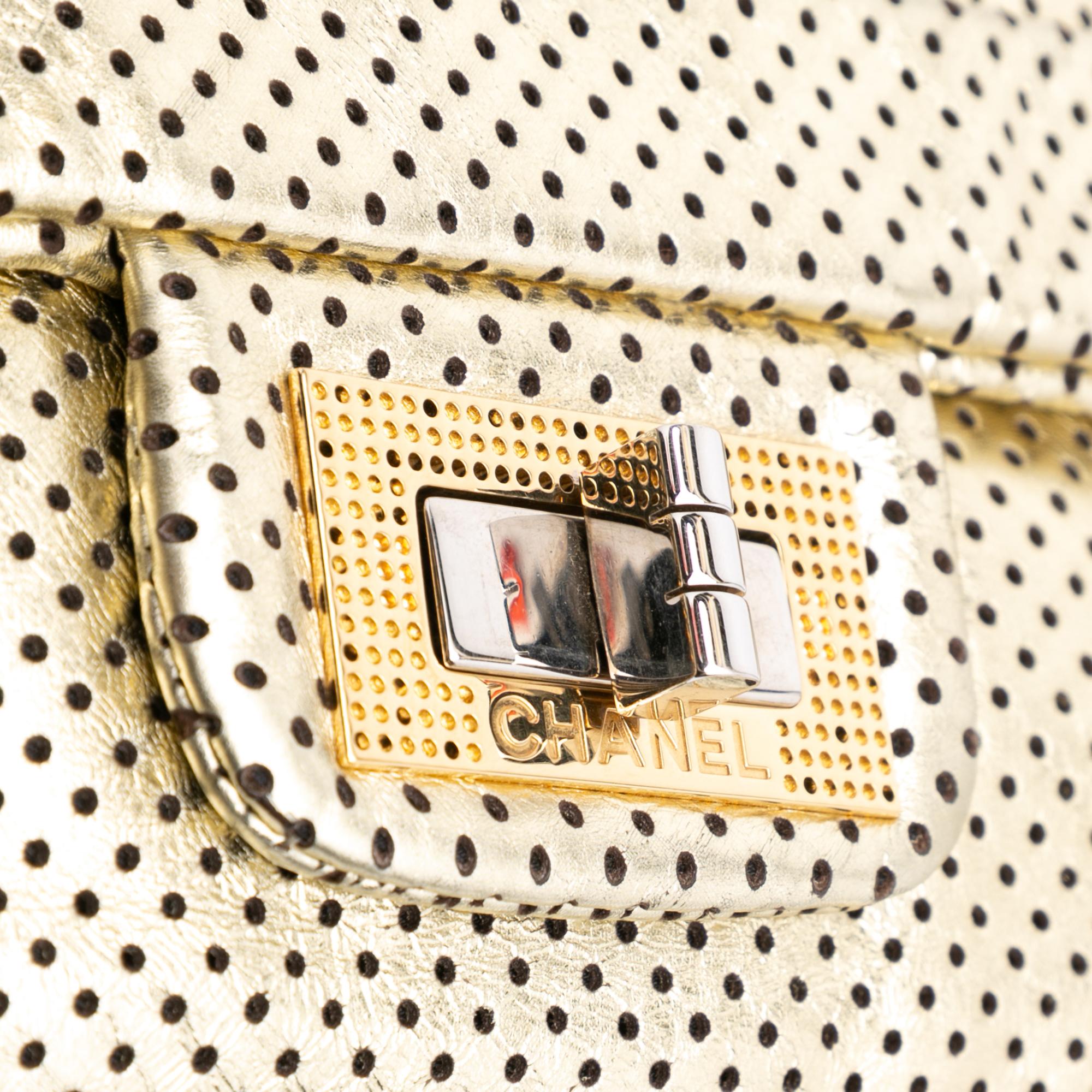 Chanel Medium Reissue Perforated Calfskin Drill Flap